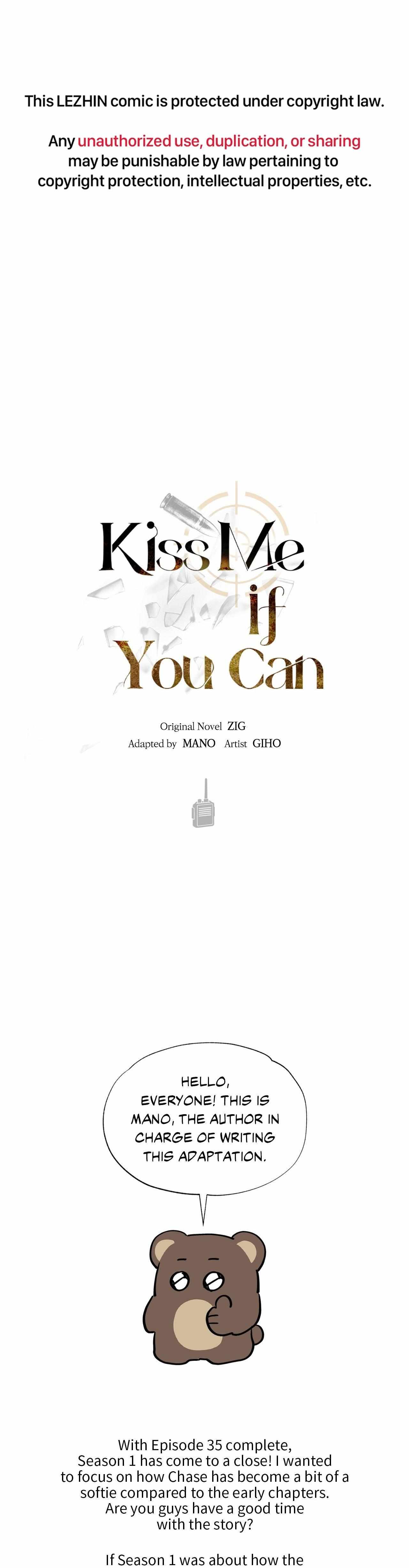 Kiss Me if You Can Chapter 28.1 page 1 - 