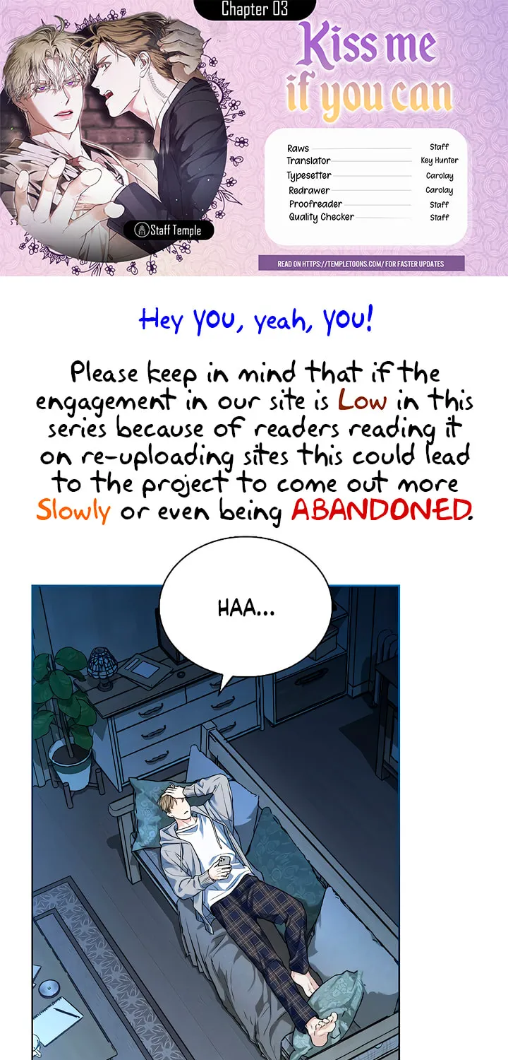 Kiss Me if You Can Chapter 3 page 1 - 