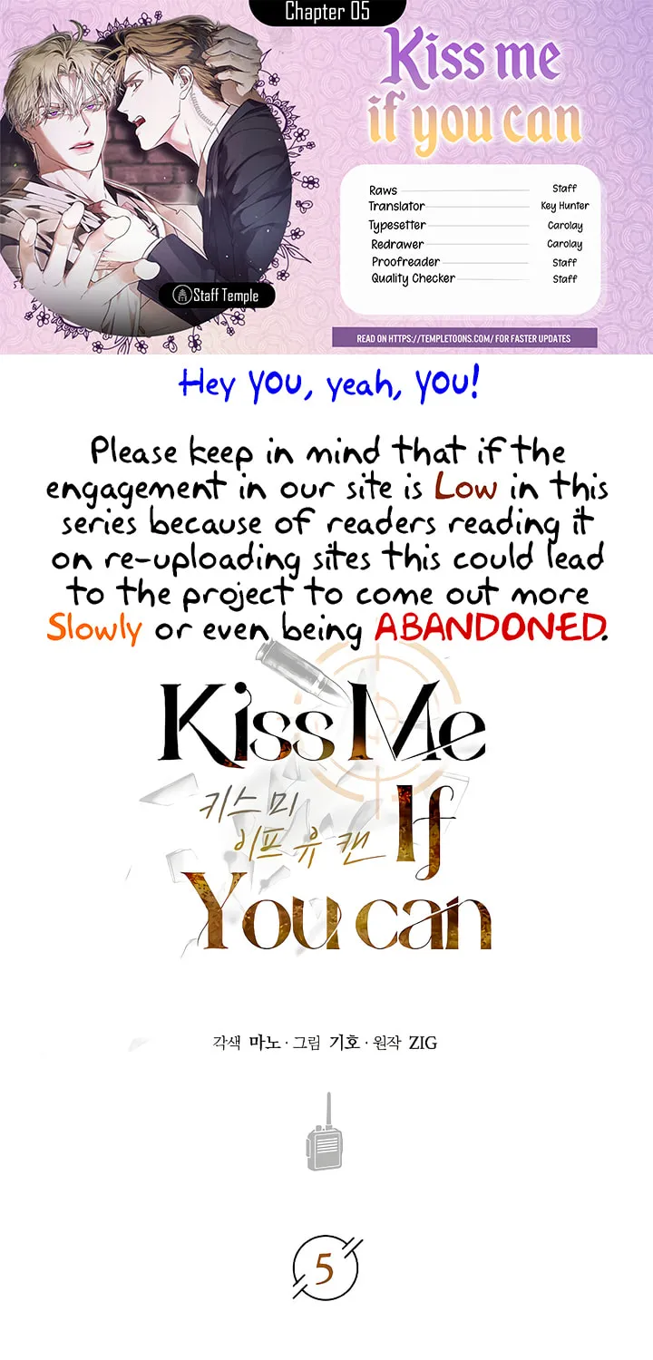 Kiss Me if You Can Chapter 5 page 1 - 