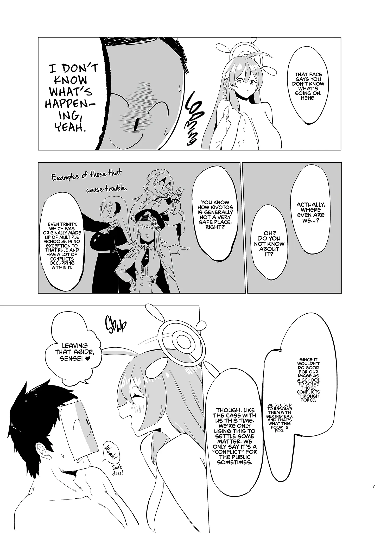 Kivotos Bitch Competition Urawa Hanako VS Urawa Hanako Chapter 1 page 7 - 
