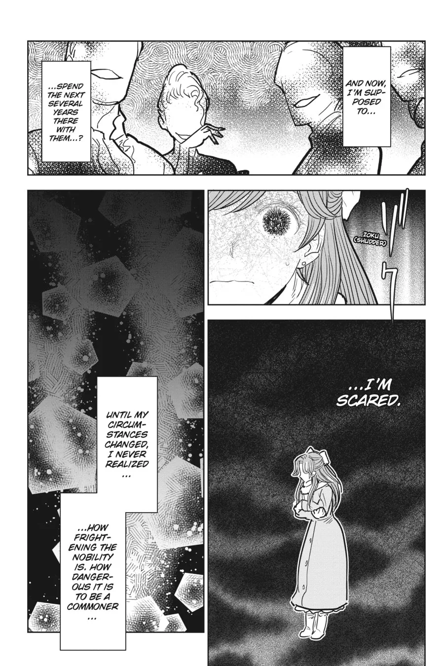 Kizoku kara Shomin ni Natta no de, Kon