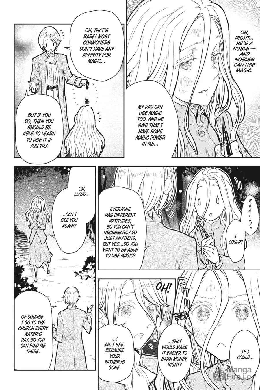 Kizoku kara Shomin ni Natta no de, Kon