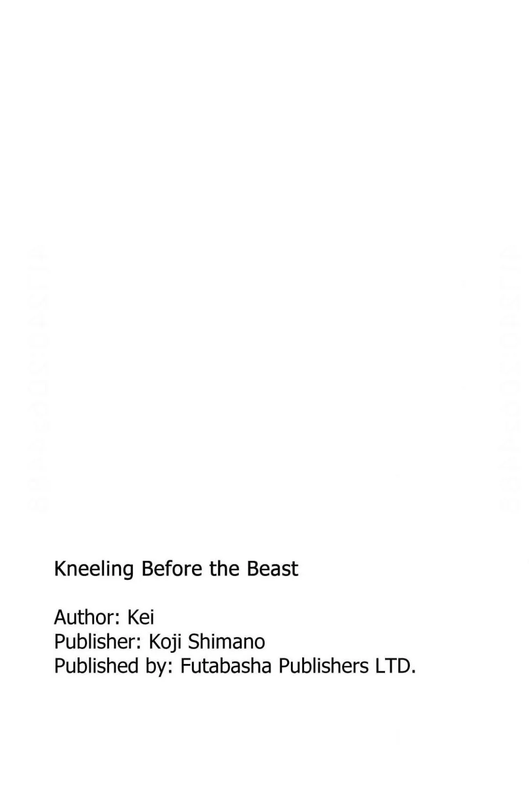 Kneeling Before the Beast Chapter 13 page 38 - 