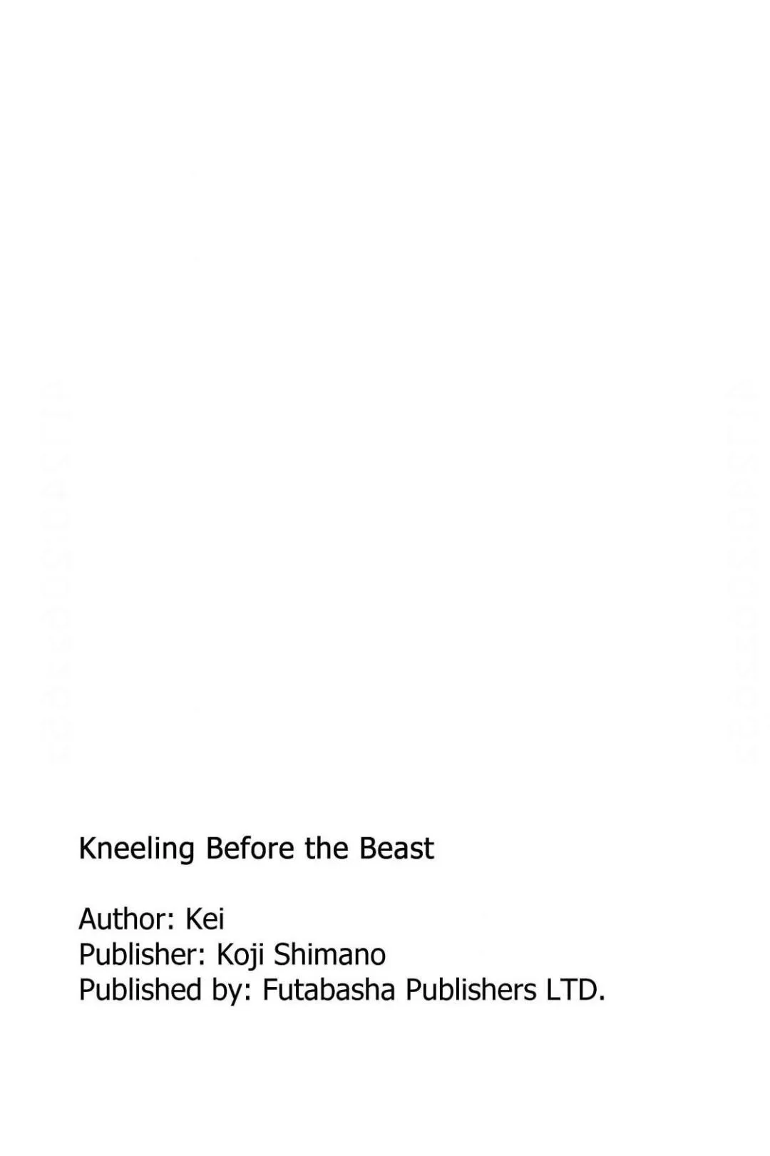 Kneeling Before the Beast Chapter 16 page 36 - 