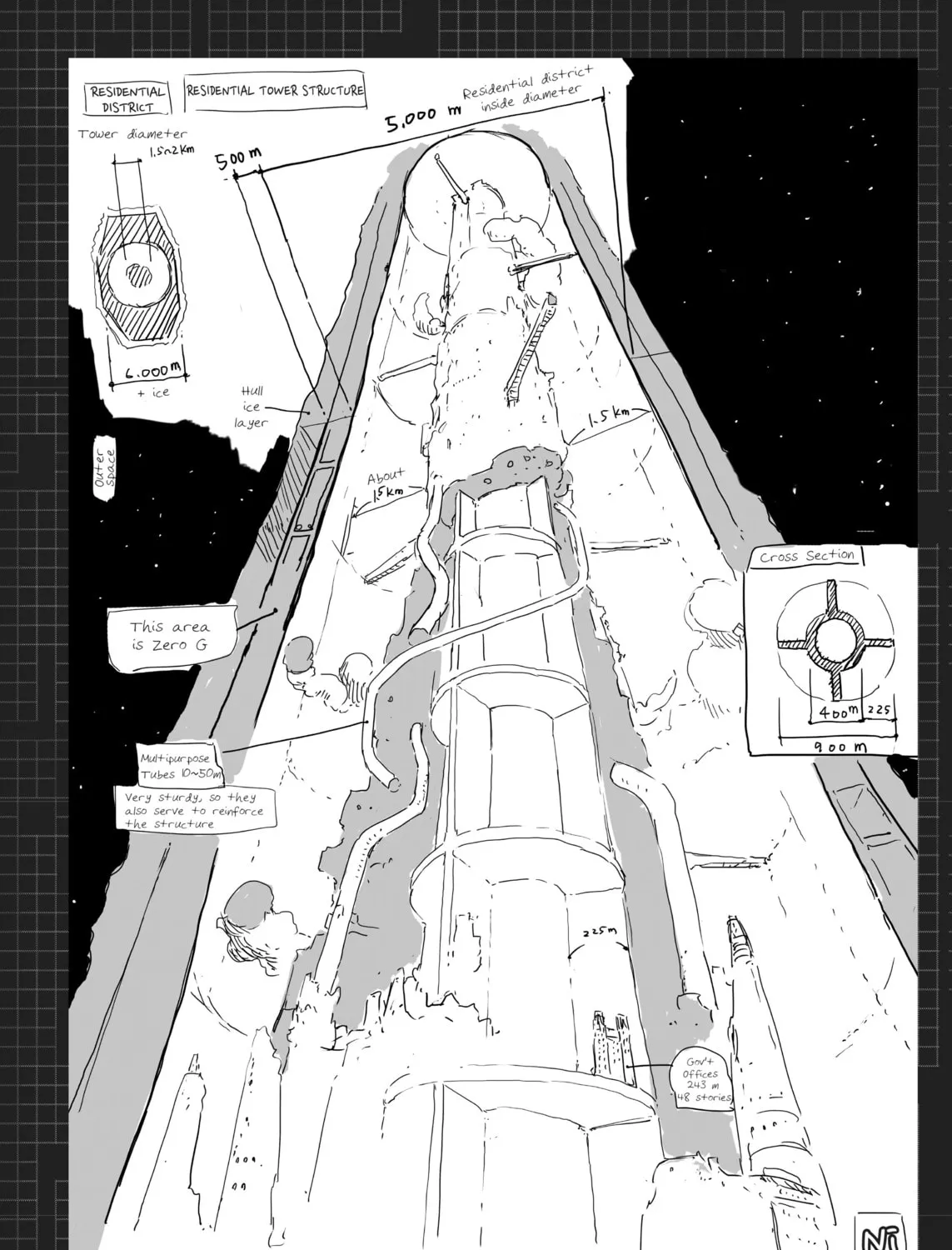 Knights of Sidonia Chapter 50 page 63 - 