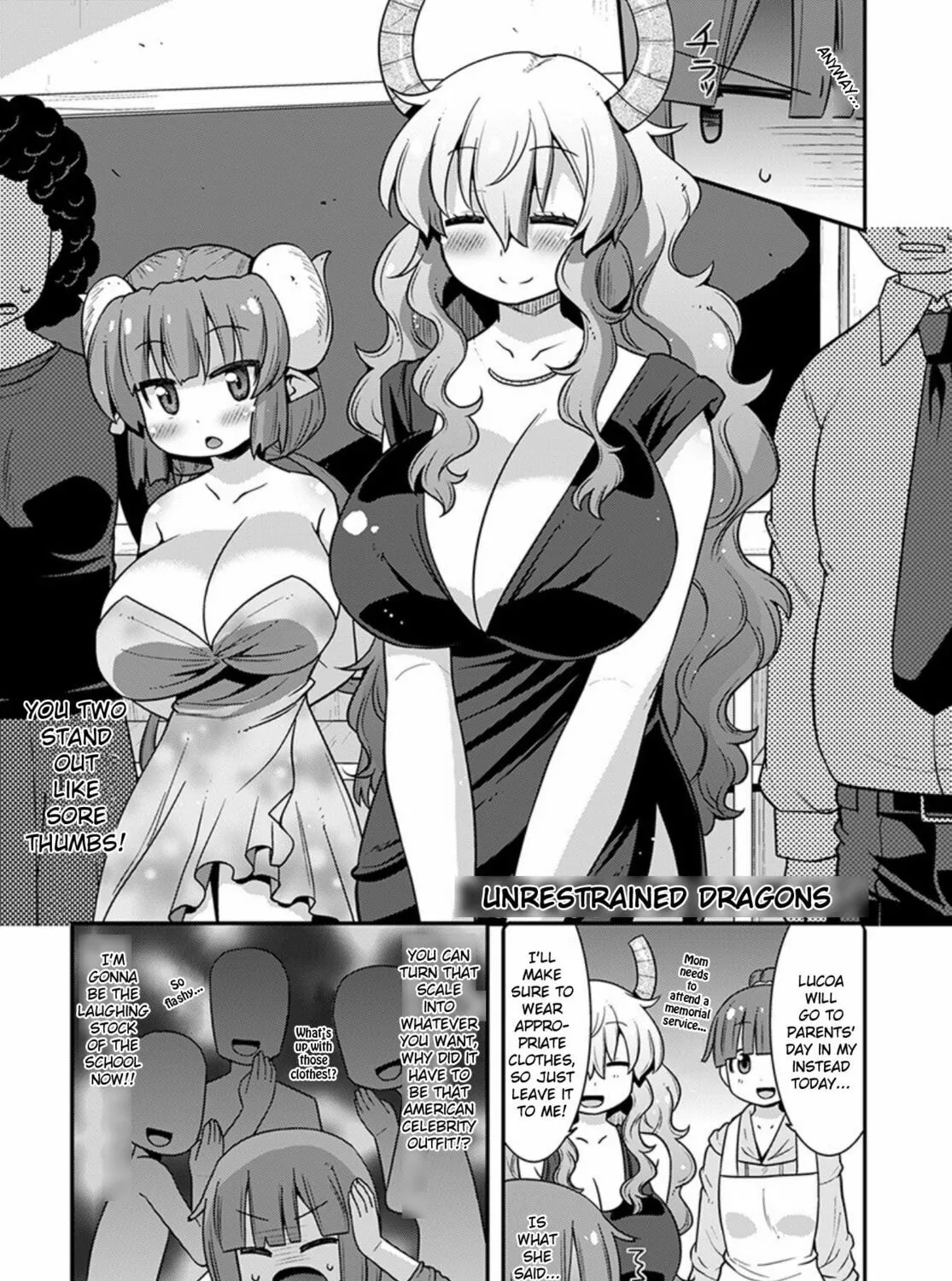 Kobayashi-san Chi no Maid Dragon: Lucoa Is My xx Chapter 21 page 7 - 