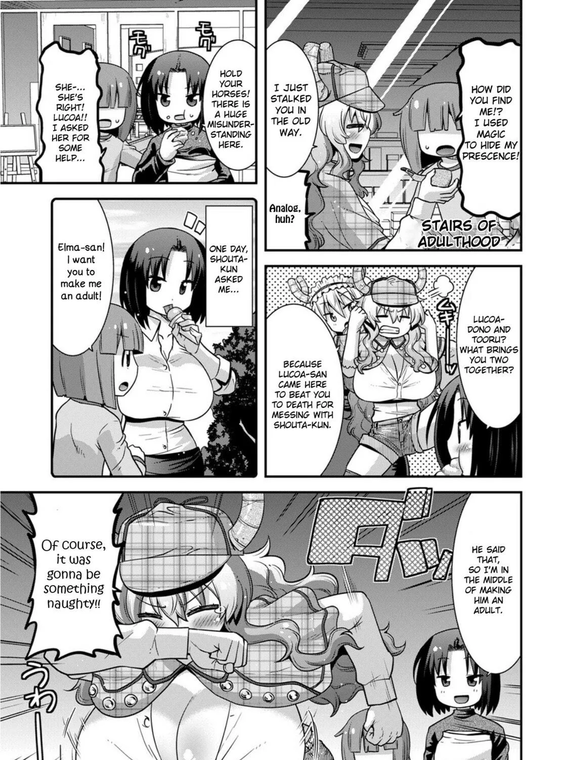 Kobayashi-san Chi no Maid Dragon: Lucoa Is My xx Chapter 25 page 9 - 