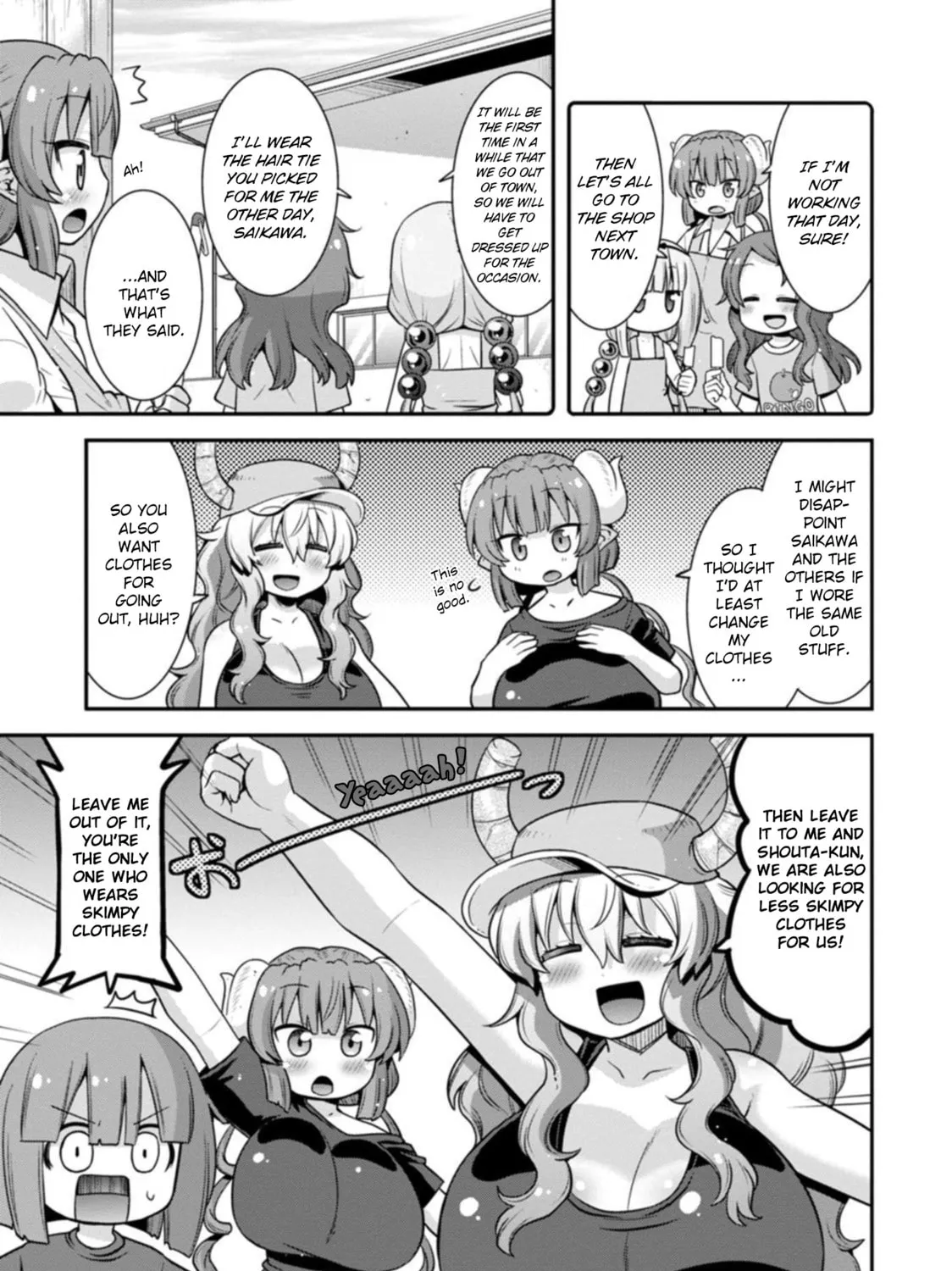 Kobayashi-san Chi no Maid Dragon: Lucoa Is My xx Chapter 30 page 13 - 