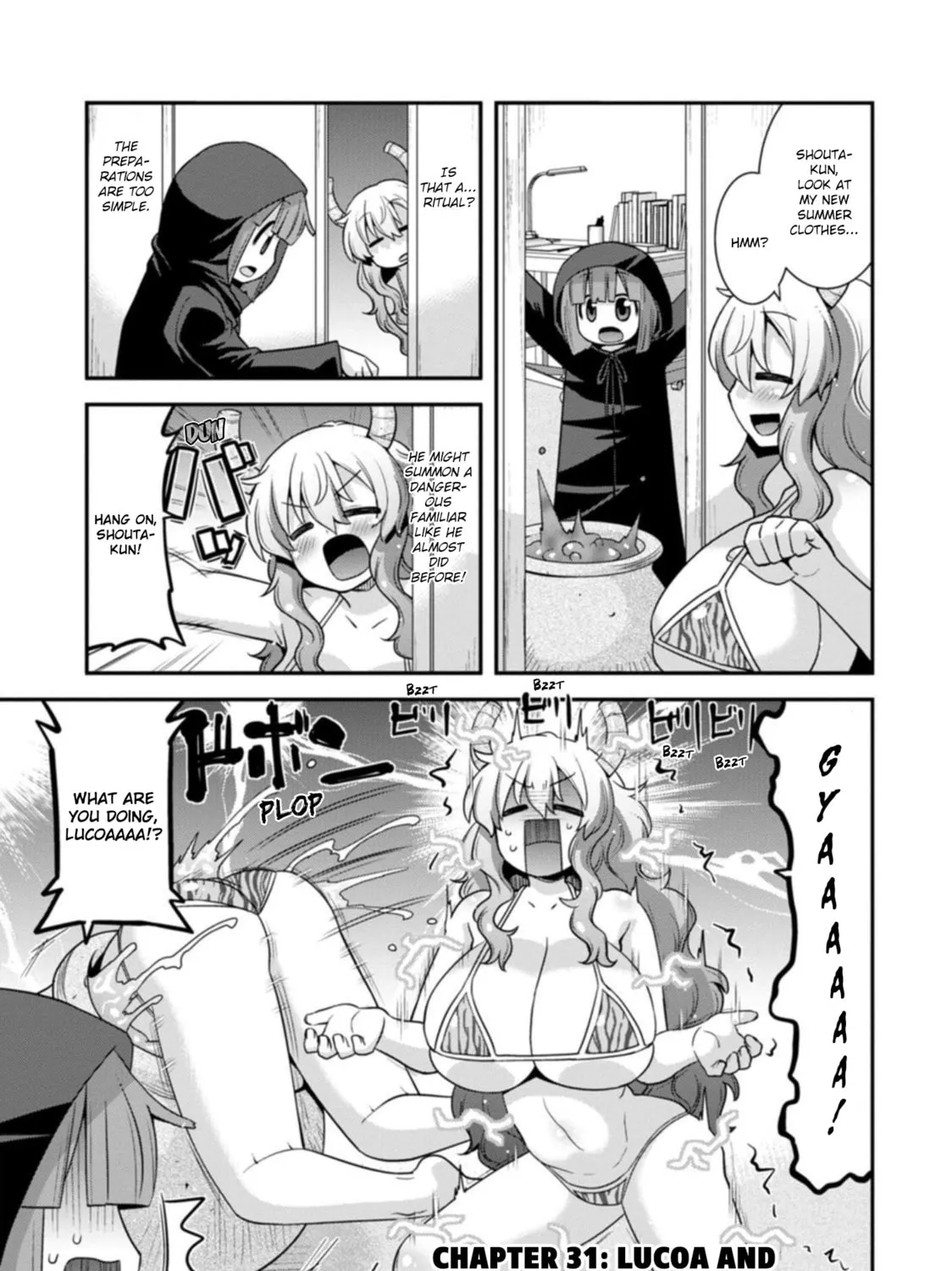 Kobayashi-san Chi no Maid Dragon: Lucoa Is My xx Chapter 31 page 1 - 