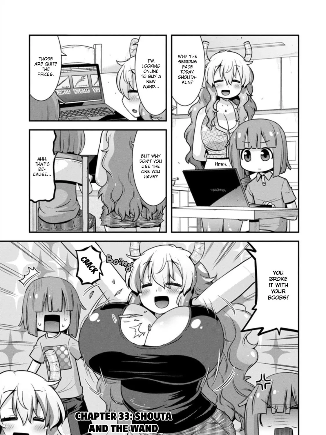 Kobayashi-san Chi no Maid Dragon: Lucoa Is My xx Chapter 33 page 1 - 