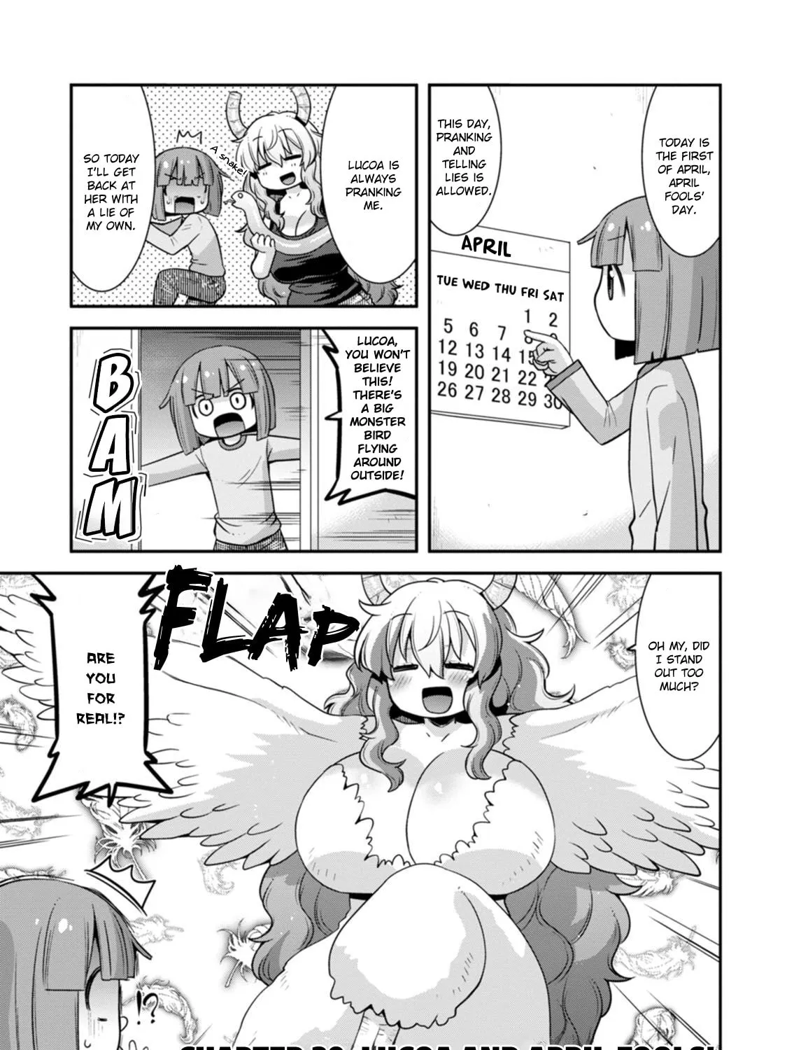 Kobayashi-san Chi no Maid Dragon: Lucoa Is My xx Chapter 39 page 1 - 
