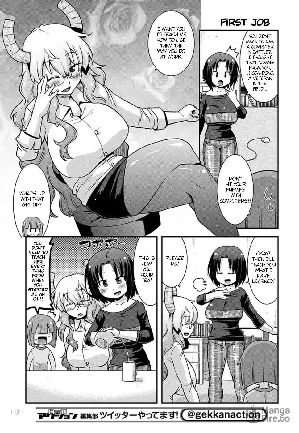 Kobayashi-san Chi no Maid Dragon: Lucoa Is My xx Chapter 5 page 9 - 