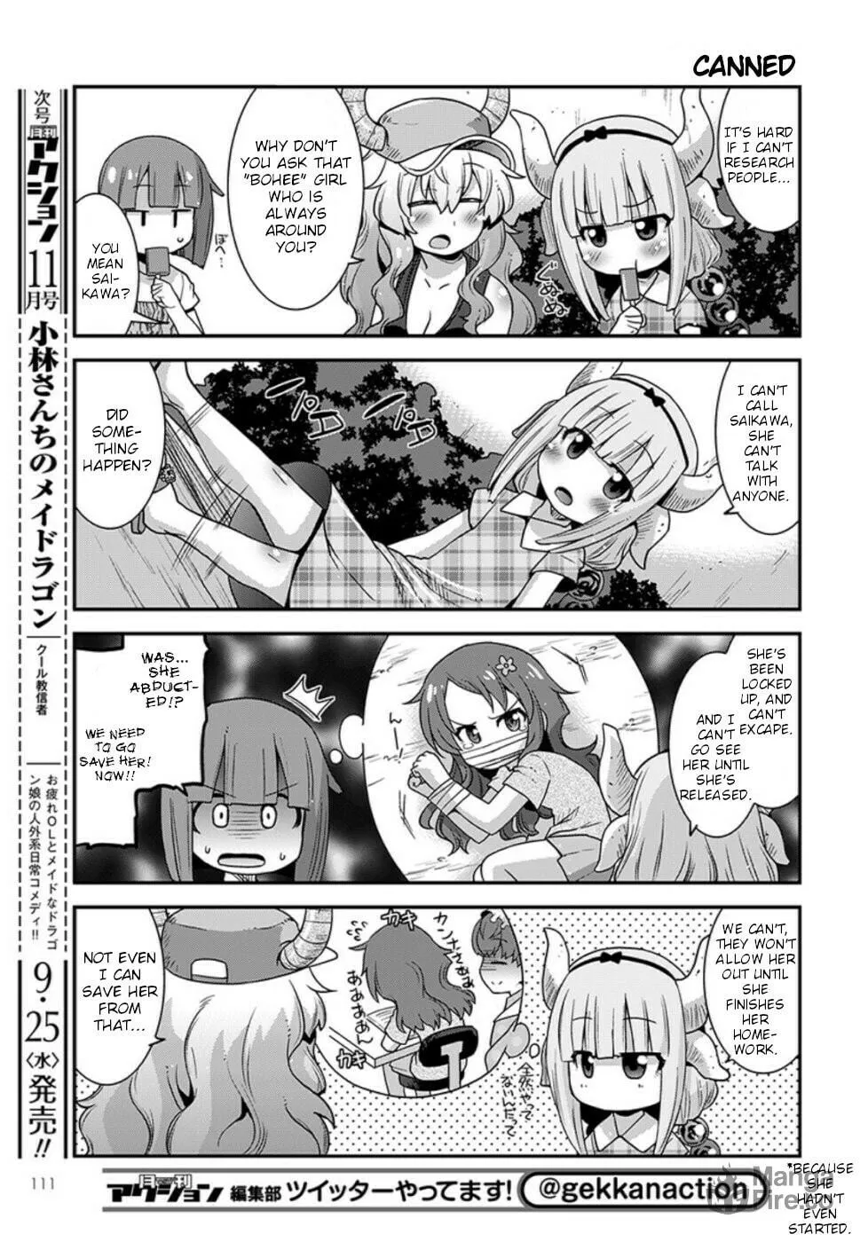 Kobayashi-san Chi no Maid Dragon: Lucoa Is My xx Chapter 8 page 3 - 