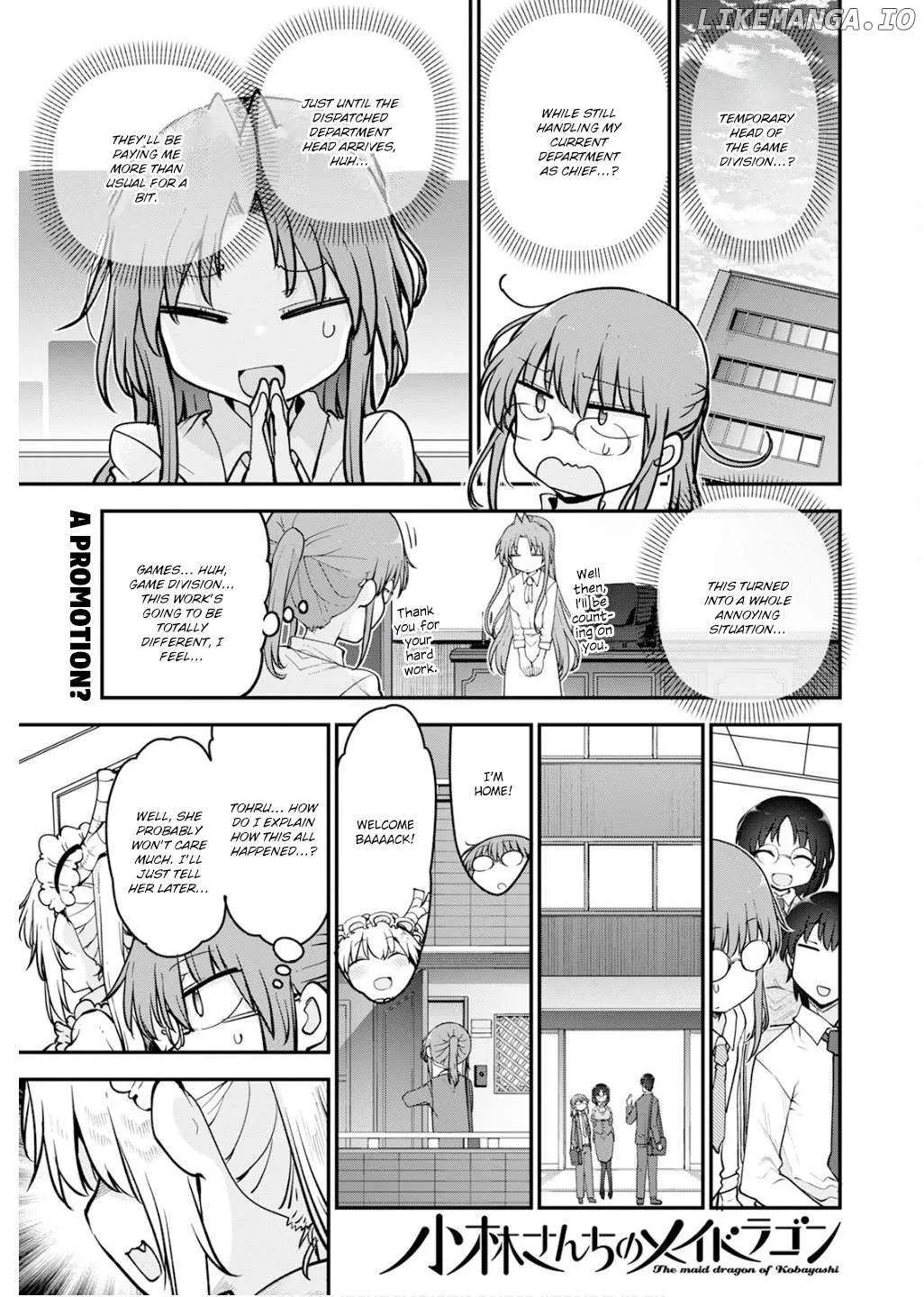 Kobayashi-San Chi No Maid Dragon Chapter 162 page 2 - 