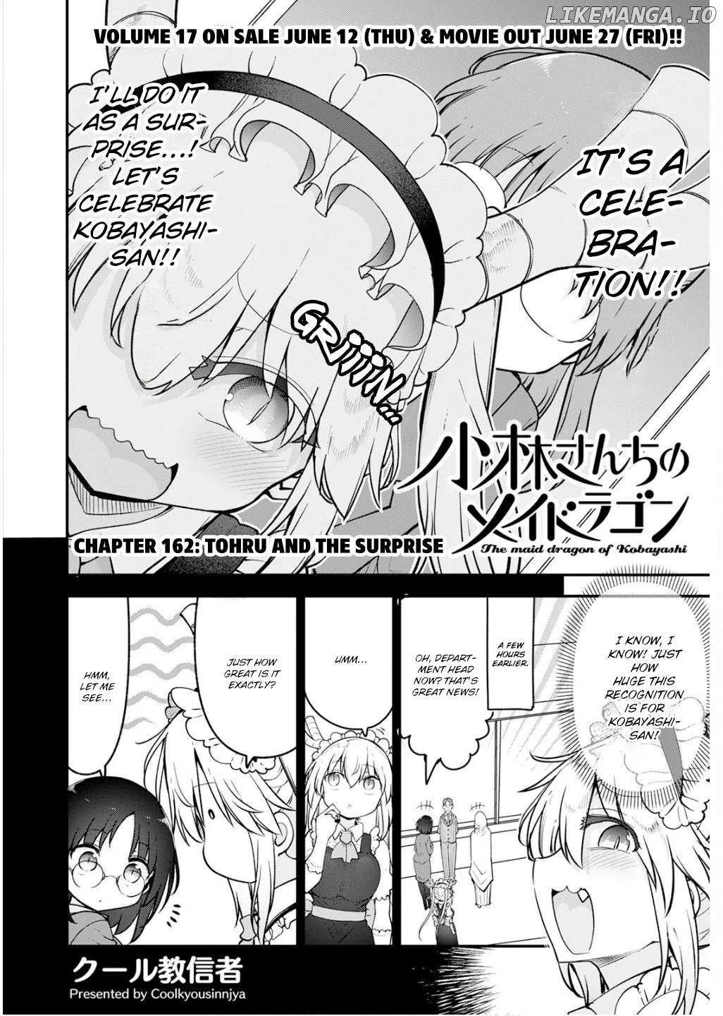 Kobayashi-San Chi No Maid Dragon Chapter 162 page 3 - 