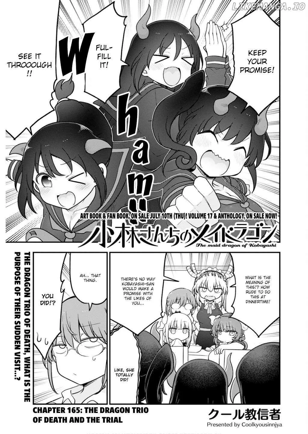Kobayashi-San Chi No Maid Dragon Chapter 165 page 1 - 