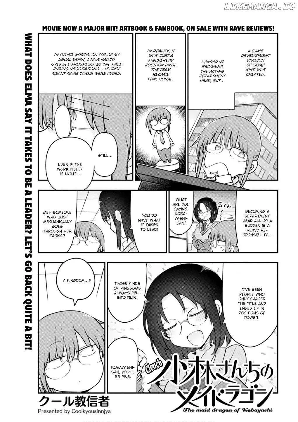 Kobayashi-San Chi No Maid Dragon Chapter 166 page 2 - 