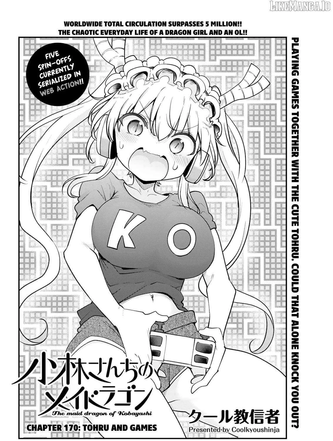 Kobayashi-San Chi No Maid Dragon Chapter 170 page 4 - 