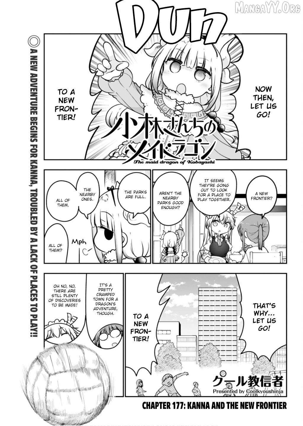 Kobayashi-San Chi No Maid Dragon Chapter 177 page 1 - 