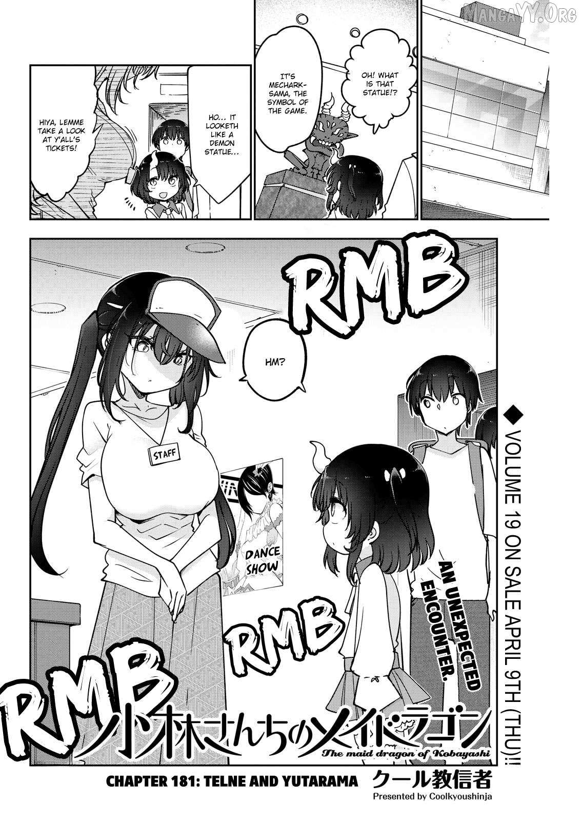 Kobayashi-San Chi No Maid Dragon Chapter 181 page 2 - 
