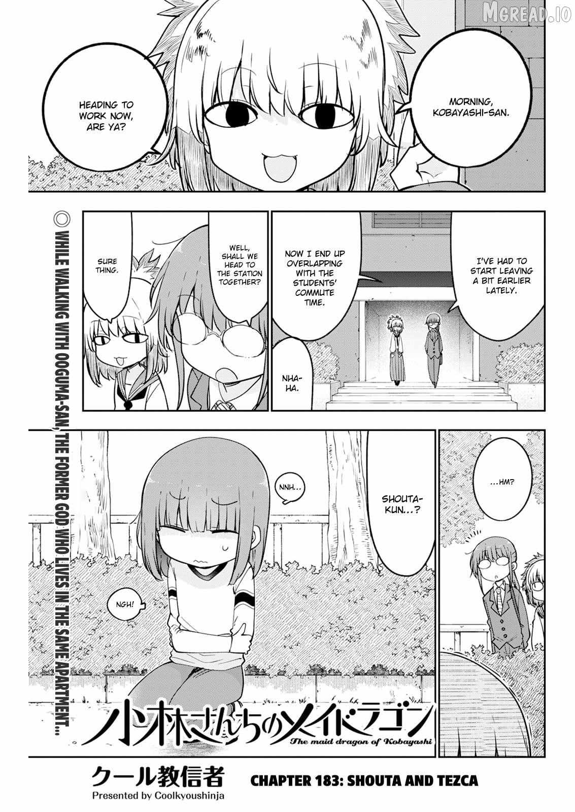 Kobayashi-San Chi No Maid Dragon Chapter 183 page 1 - 