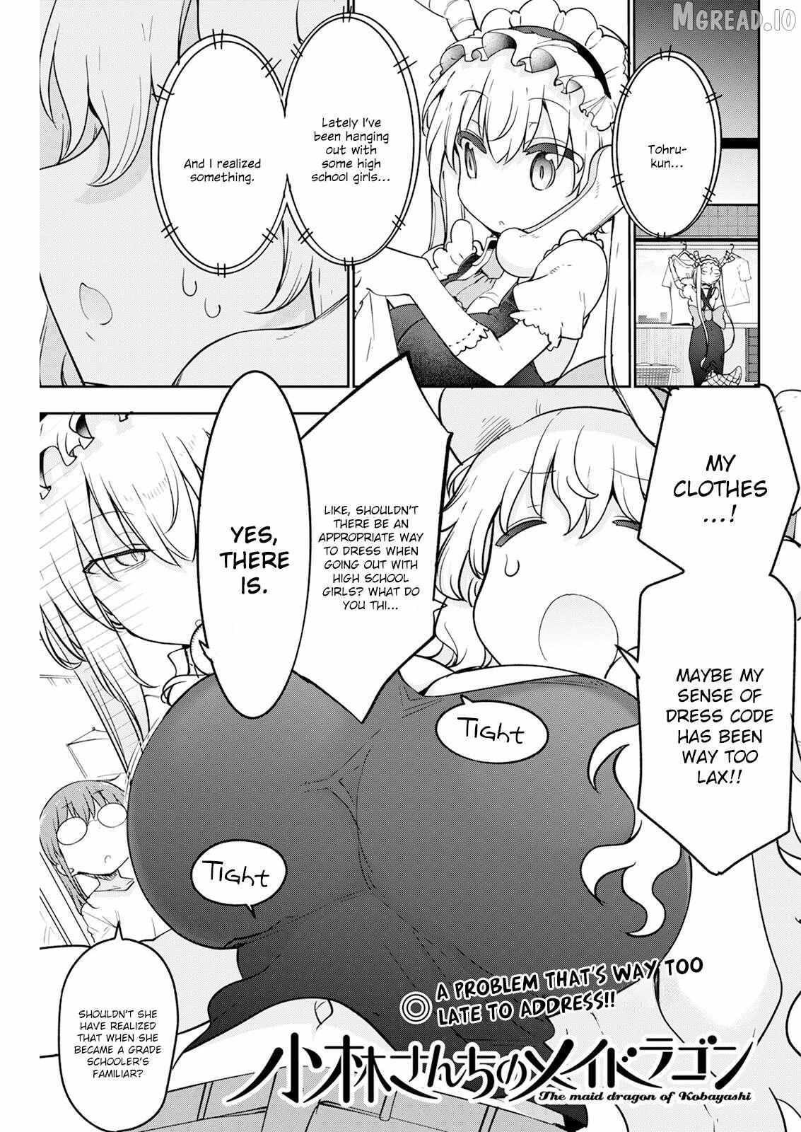 Kobayashi-San Chi No Maid Dragon Chapter 184 page 1 - 