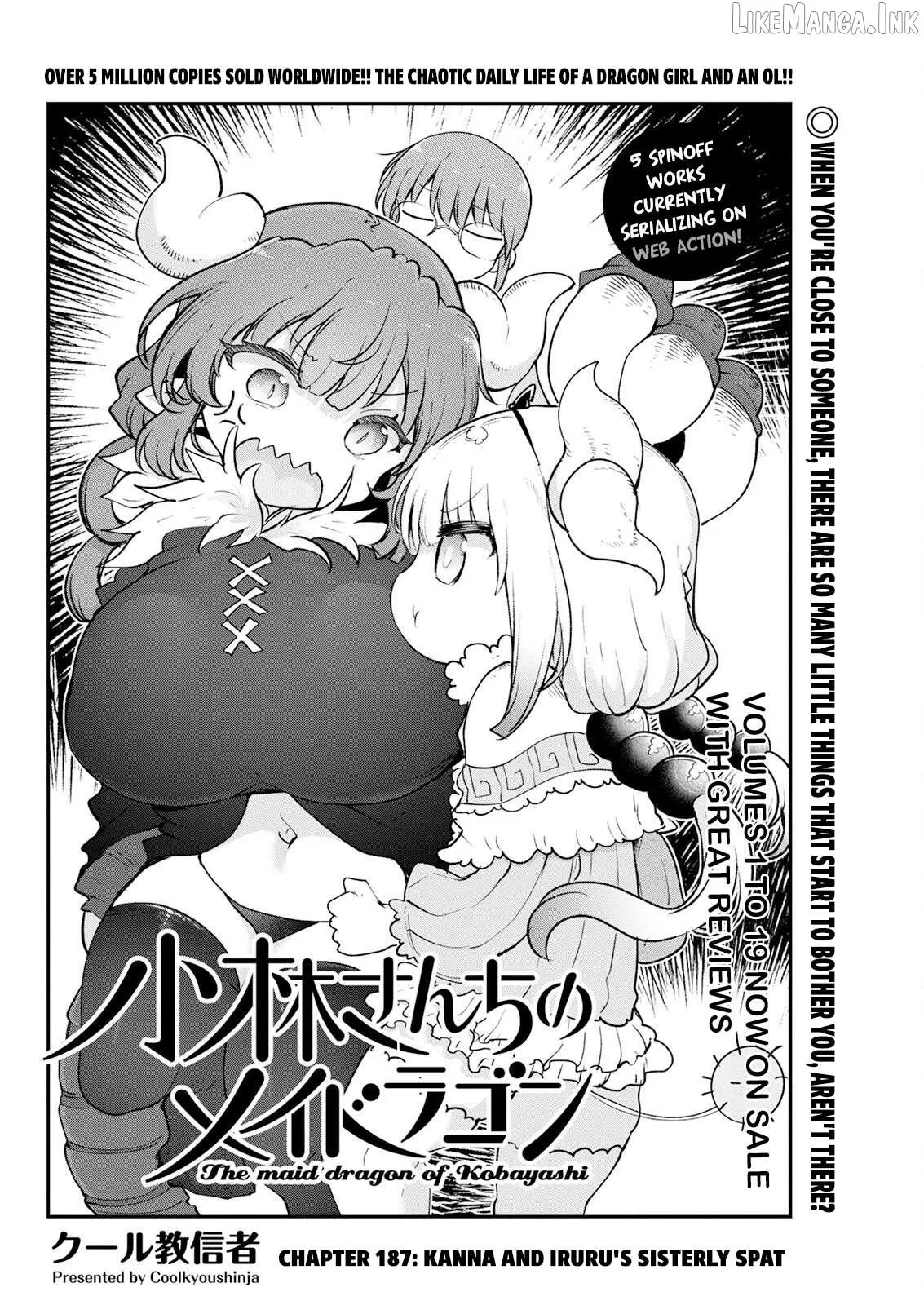 Kobayashi-San Chi No Maid Dragon Chapter 187 page 2 - 