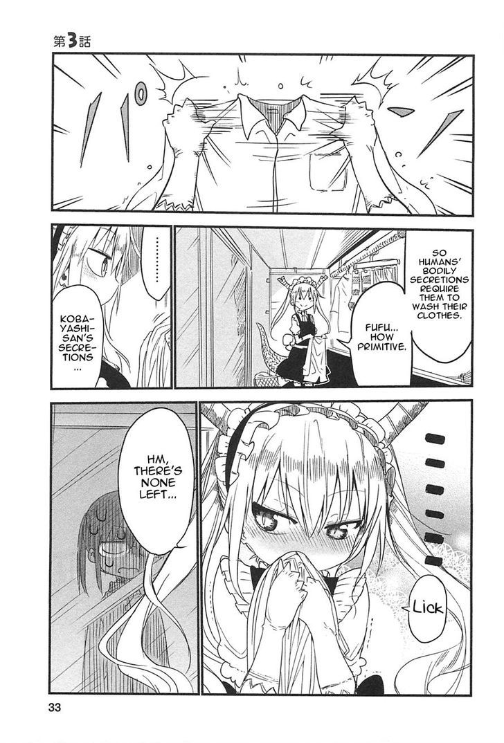 Kobayashi-San Chi No Maid Dragon Chapter 3 page 1 - 