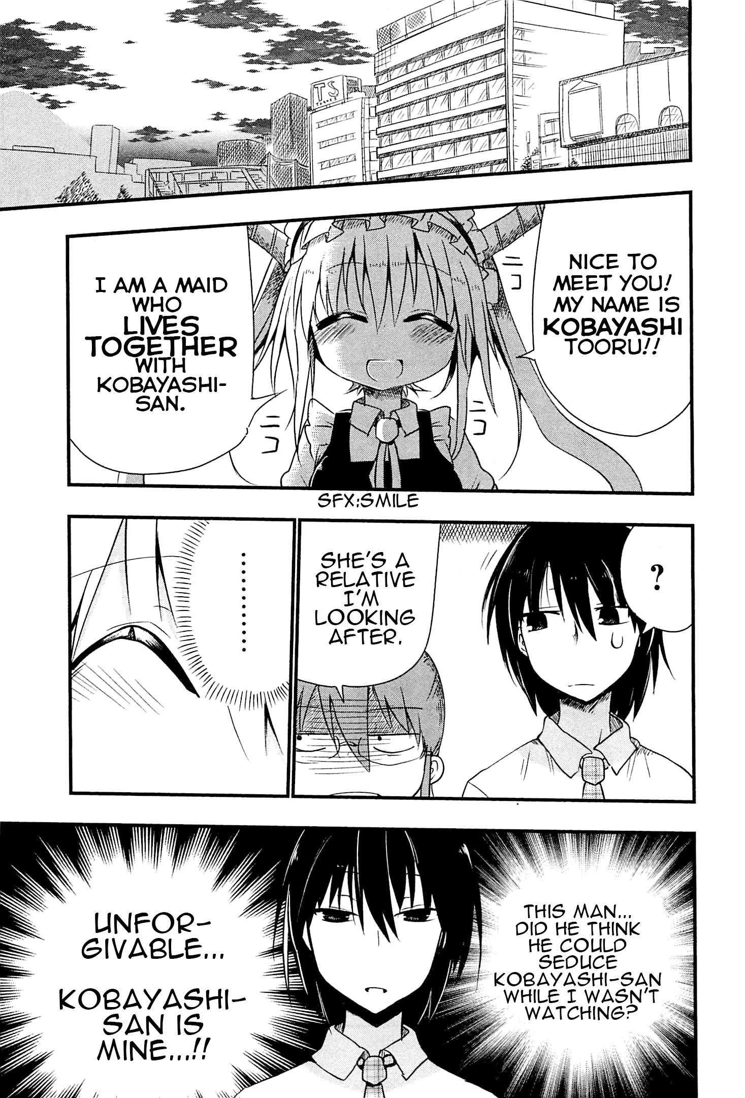 Kobayashi-San Chi No Maid Dragon Chapter 4 page 3 - 