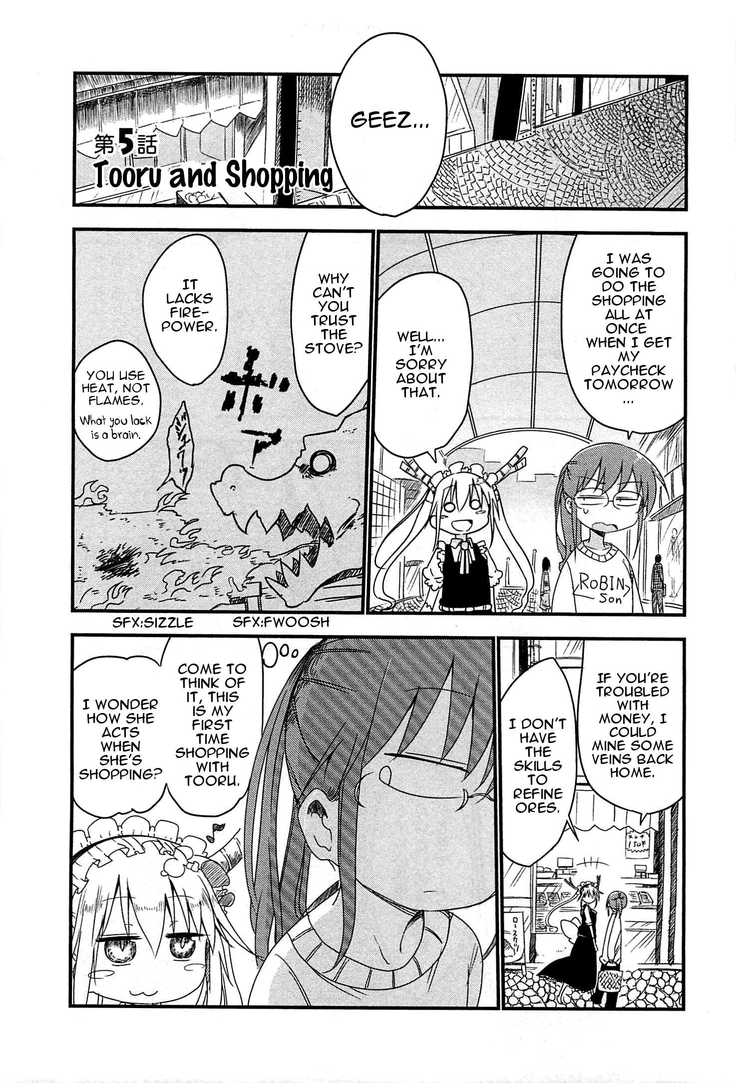 Kobayashi-San Chi No Maid Dragon Chapter 5 page 1 - 