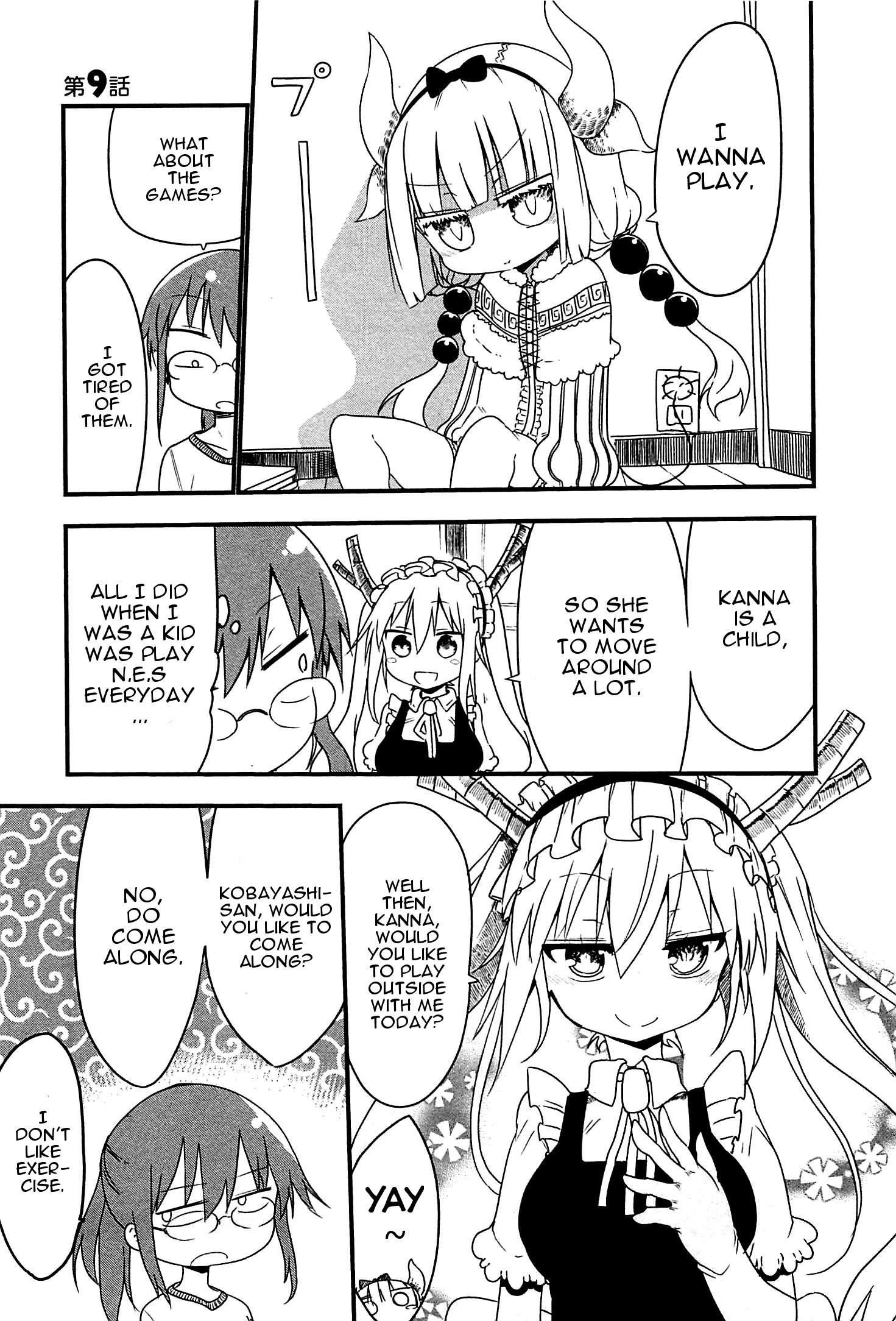 Kobayashi-San Chi No Maid Dragon Chapter 9 page 1 - 