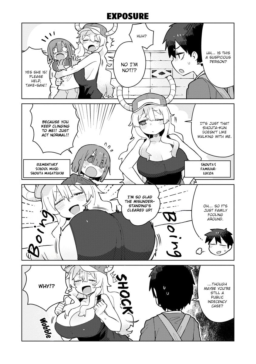 Kobayashi-san Chi no Maidragon: Ilulu wa Koi Toka Wakarimasen! Chapter 10 page 3 - 