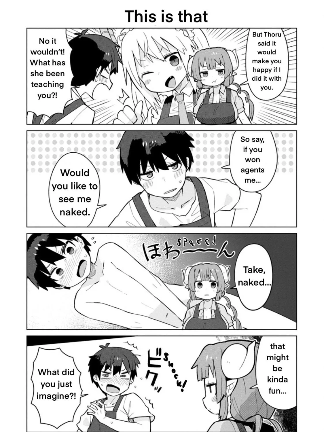Kobayashi-san Chi no Maidragon: Ilulu wa Koi Toka Wakarimasen! Chapter 3 page 19 - 