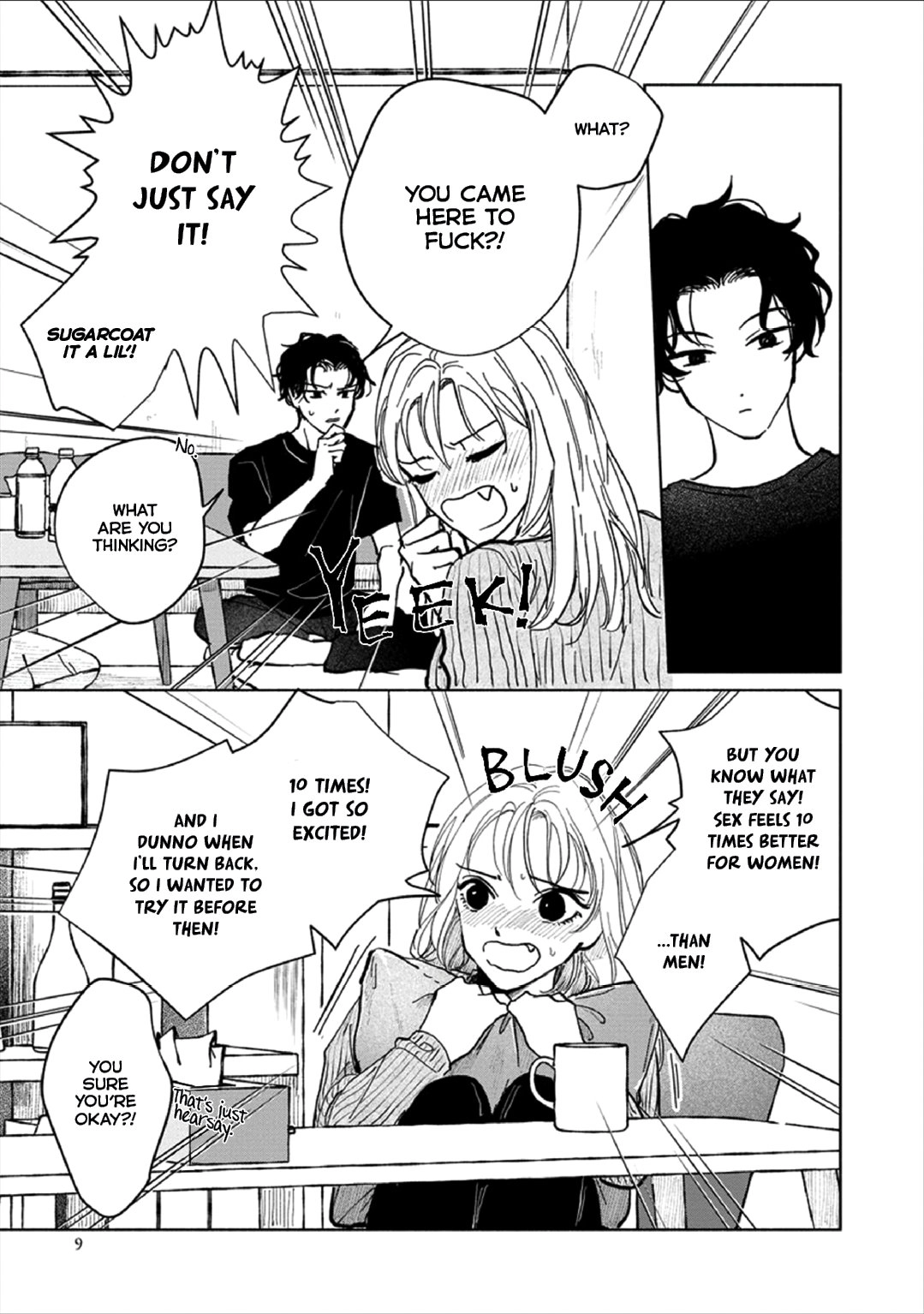 Kobayashi-senpai wa Onnanoko de Shitai Chapter 1 page 14 - 