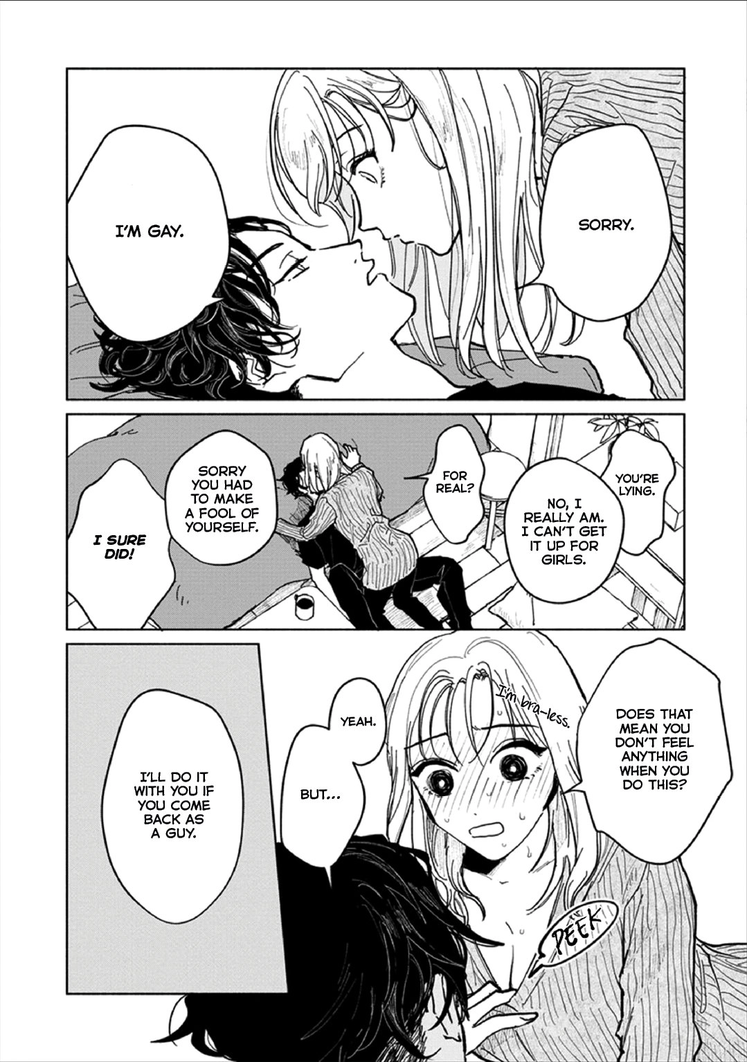 Kobayashi-senpai wa Onnanoko de Shitai Chapter 1 page 17 - 