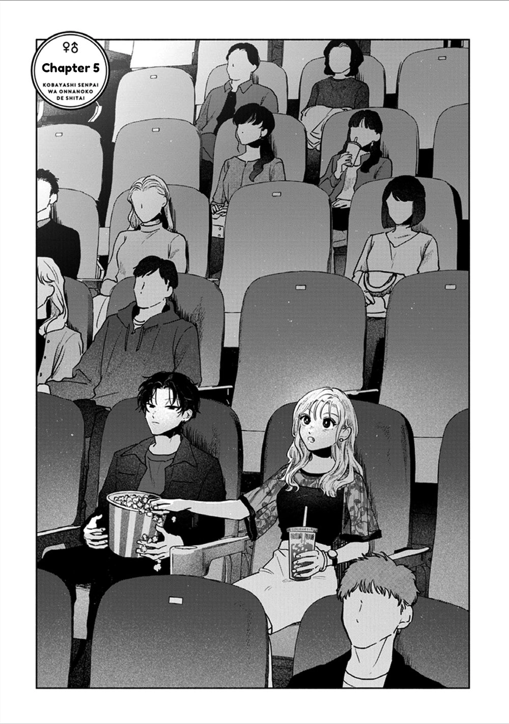 Kobayashi-senpai wa Onnanoko de Shitai Chapter 5 page 2 - 