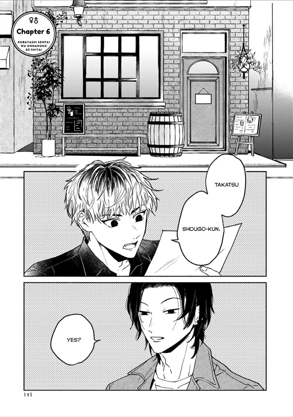 Kobayashi-senpai wa Onnanoko de Shitai Chapter 6 page 2 - 