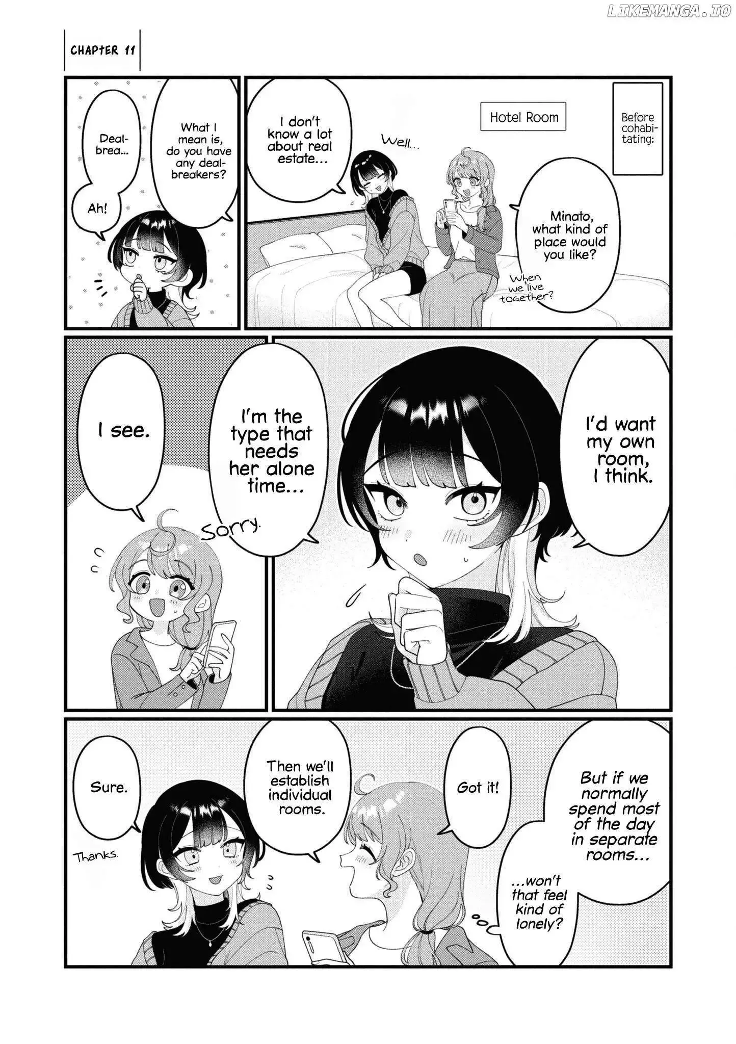 Koharu and Minato: Happy Life with My Girlfriend Chapter 11 page 2 - 