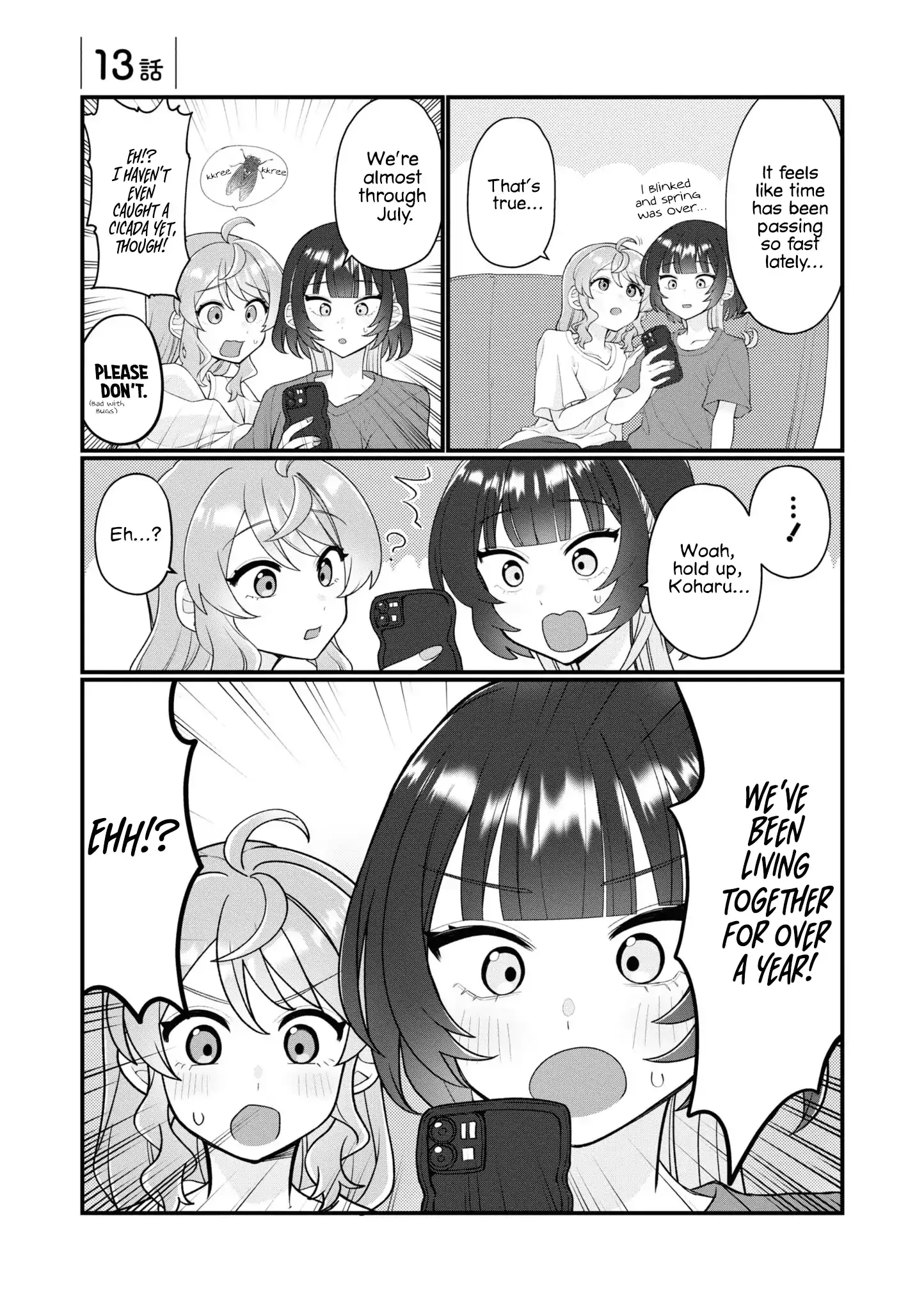 Koharu and Minato: Happy Life with My Girlfriend Chapter 13 page 1 - 