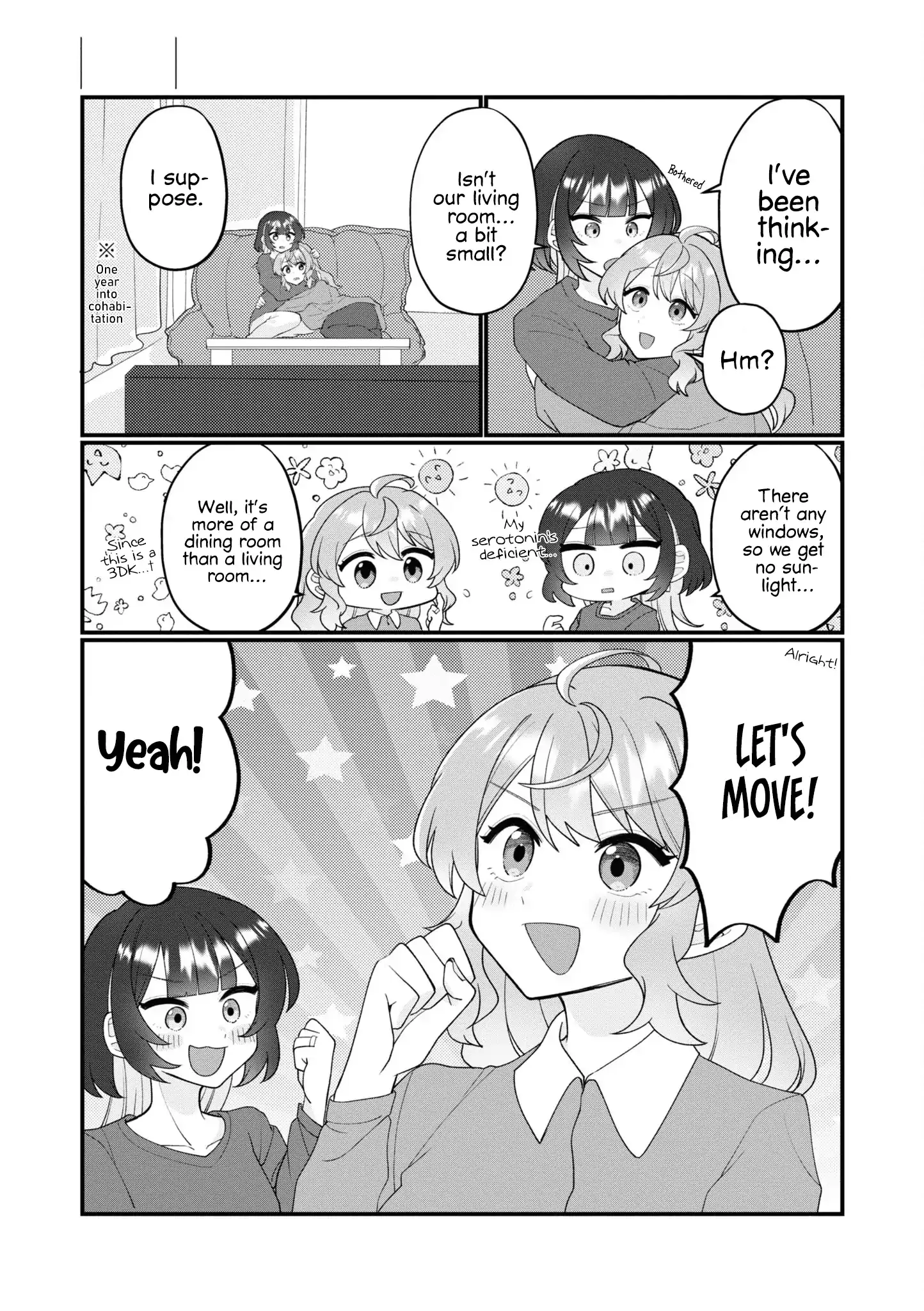 Koharu and Minato: Happy Life with My Girlfriend Chapter 14 page 1 - 