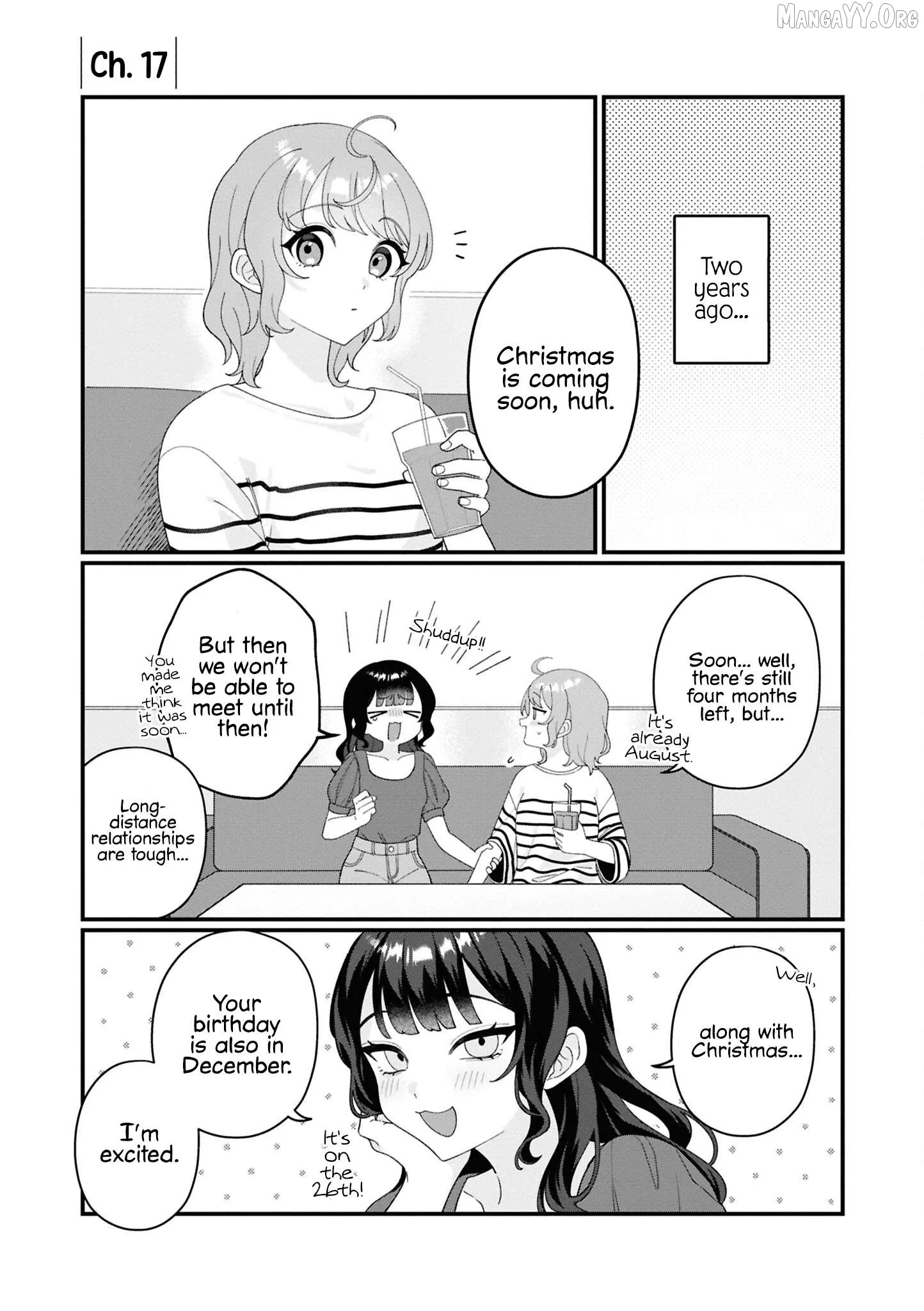 Koharu and Minato: Happy Life with My Girlfriend Chapter 17 page 1 - 
