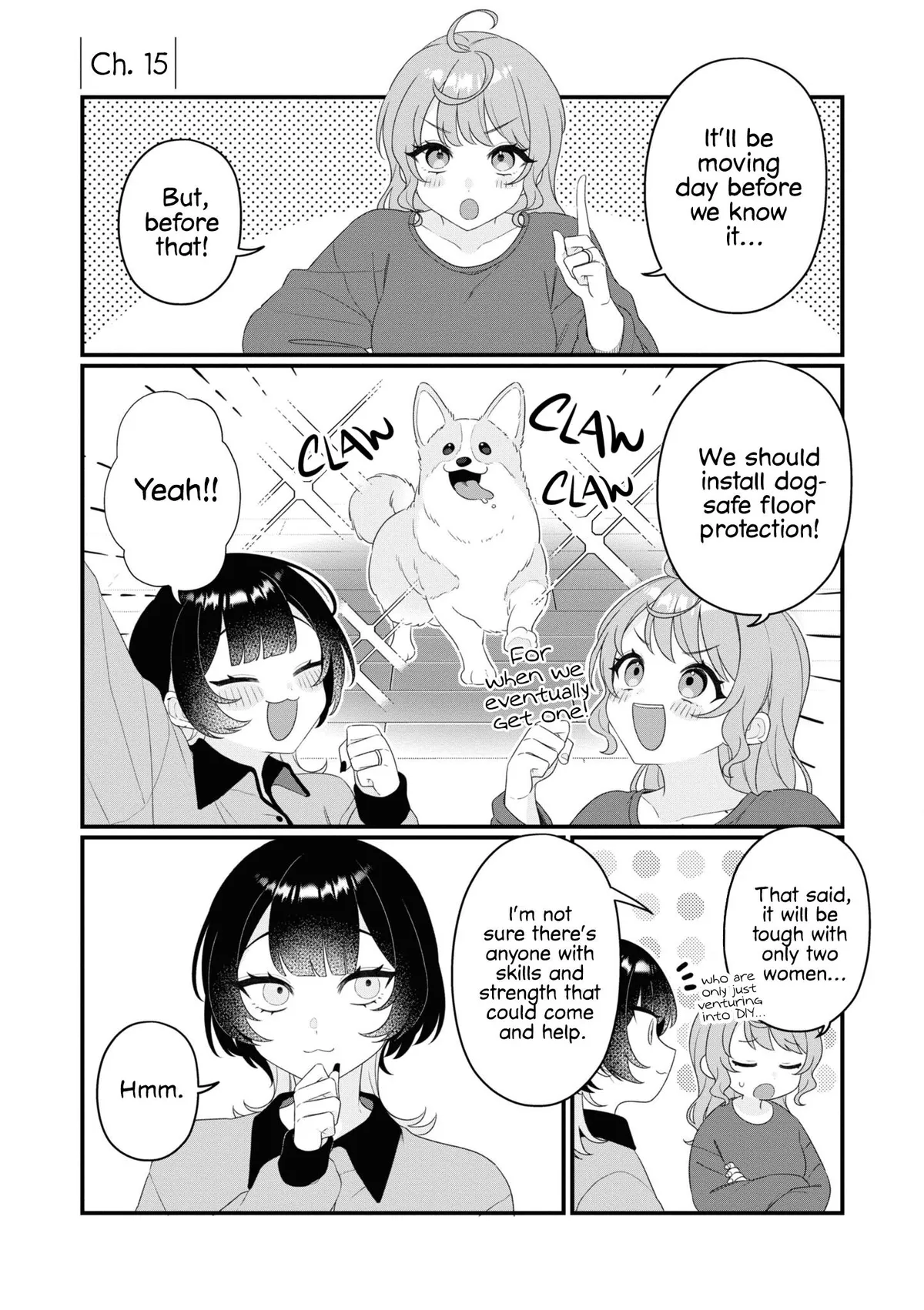 Koharu and Minato: My Partner is a Girl Chapter 15 page 1 - 