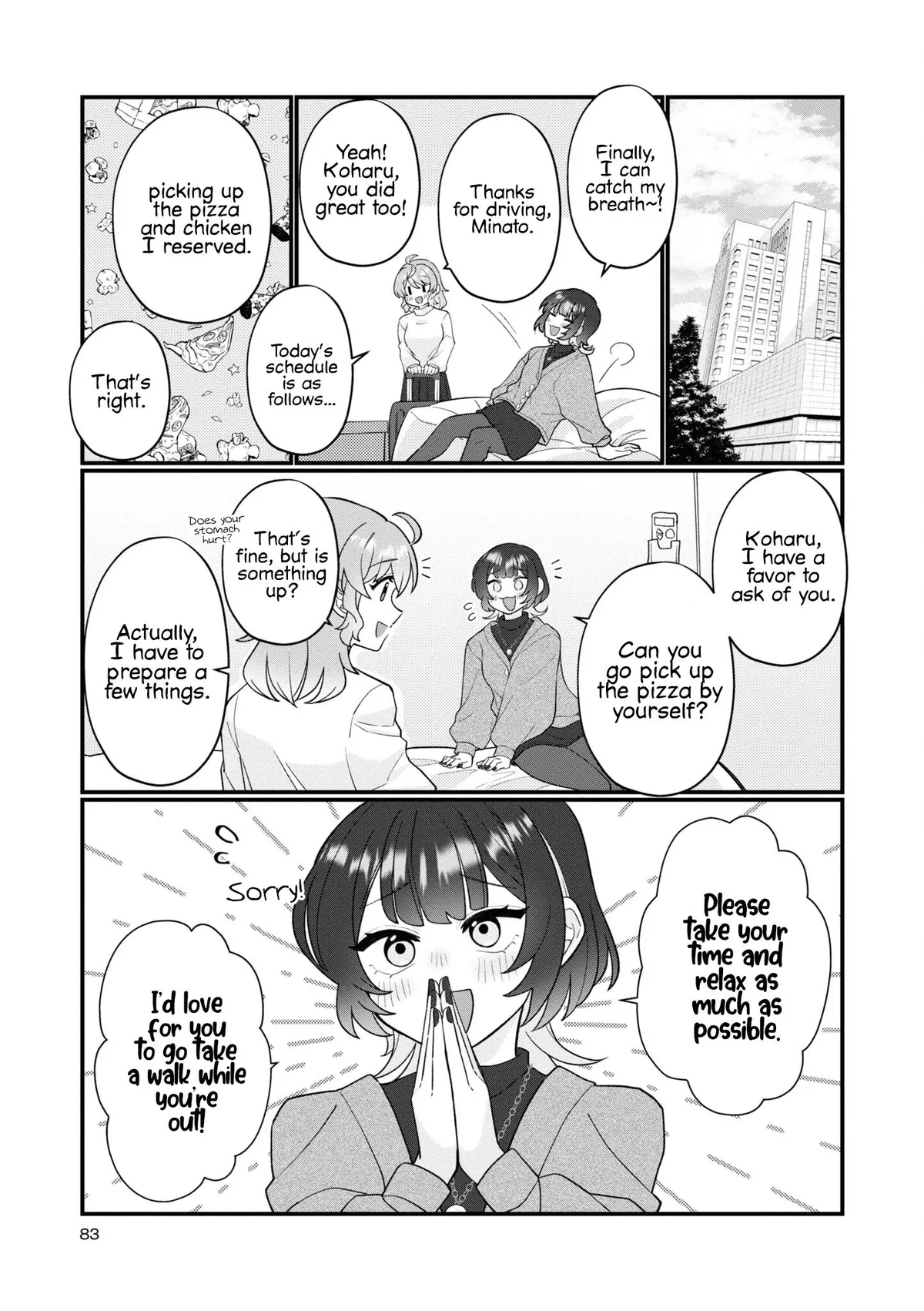 Koharu and Minato: My Partner is a Girl Chapter 17 page 15 - 
