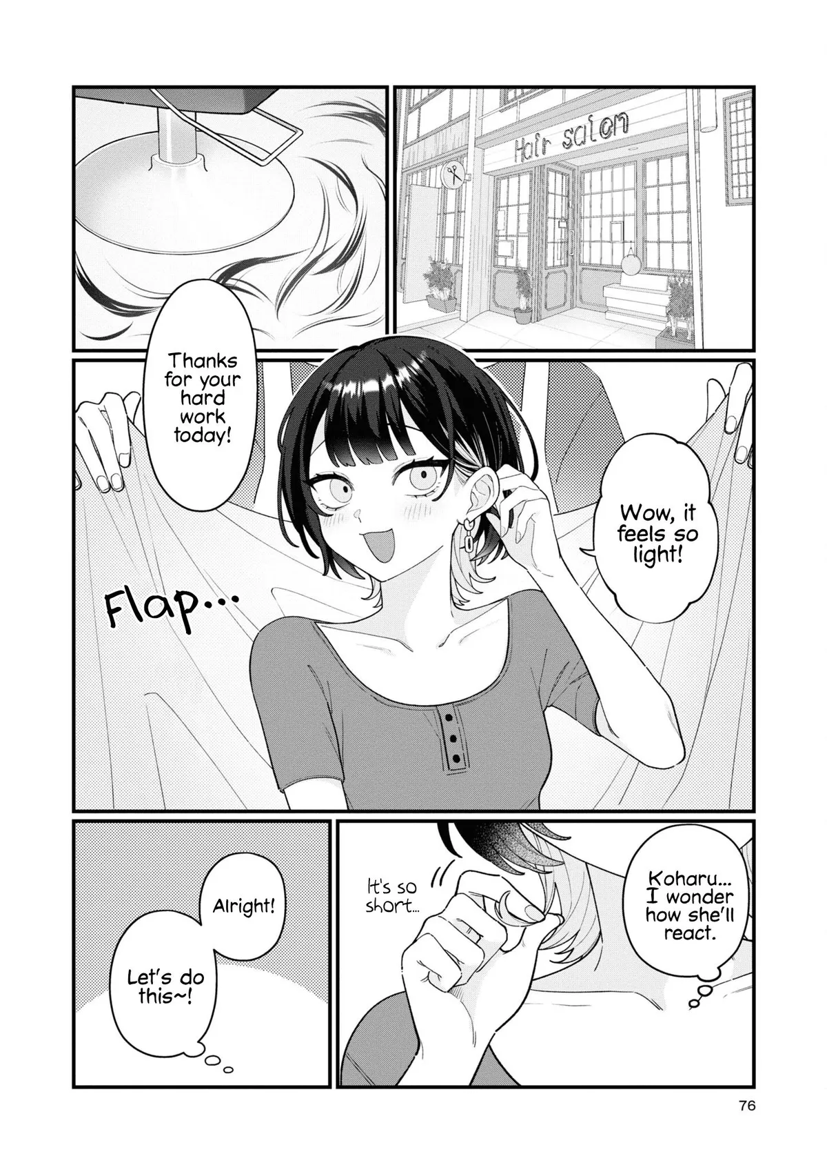 Koharu and Minato: My Partner is a Girl Chapter 17 page 8 - 