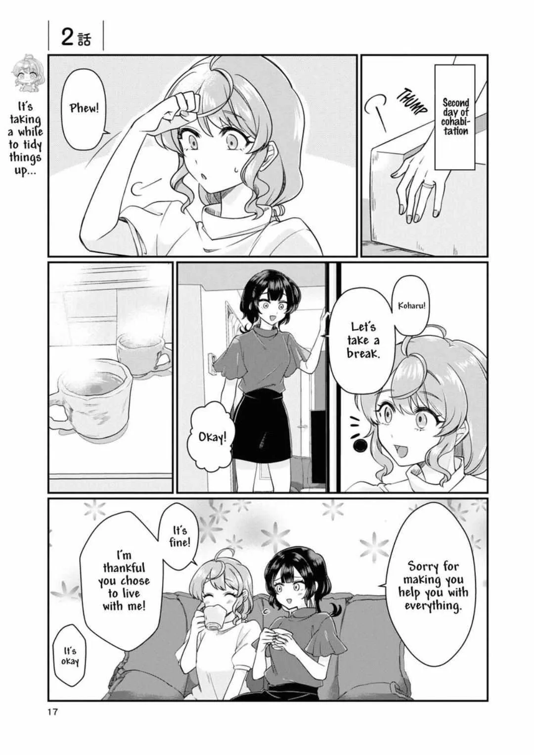 Koharu and Minato: My Partner is a Girl Chapter 2 page 1 - 