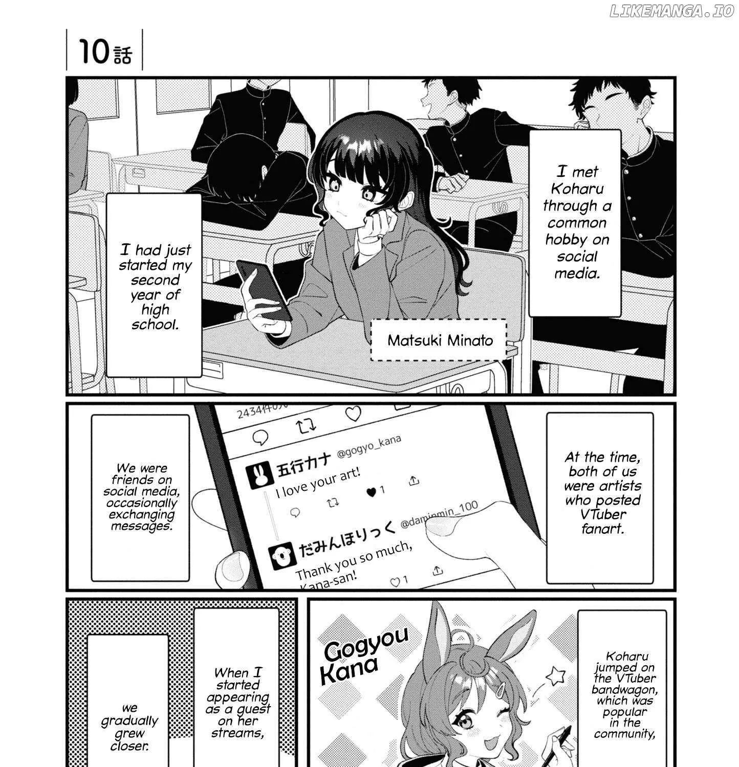 Koharu to Minato: Watashi no Partner wa Onna no Ko Chapter 10 page 1 - 