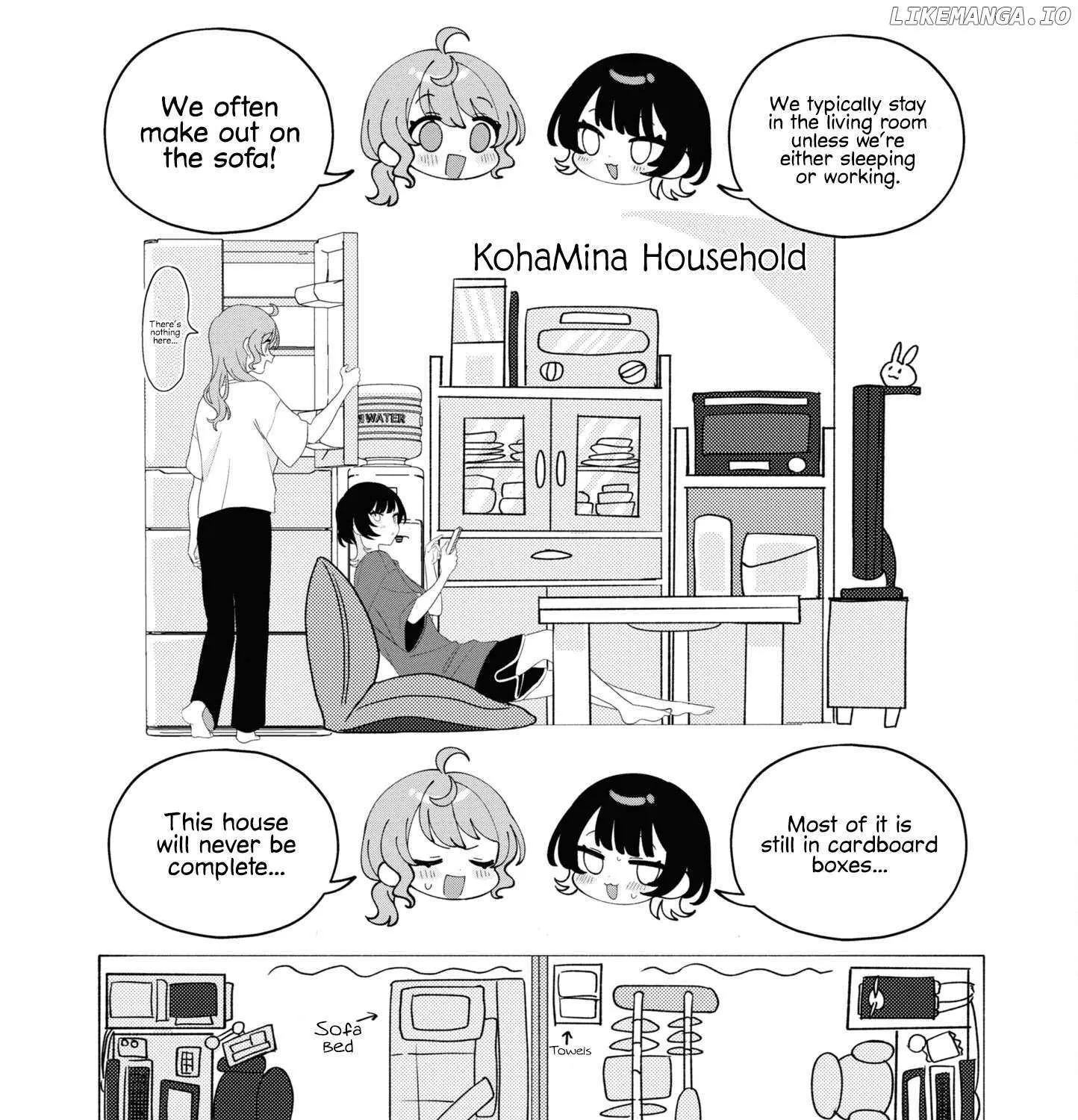 Koharu to Minato: Watashi no Partner wa Onna no Ko Chapter 10 page 59 - 