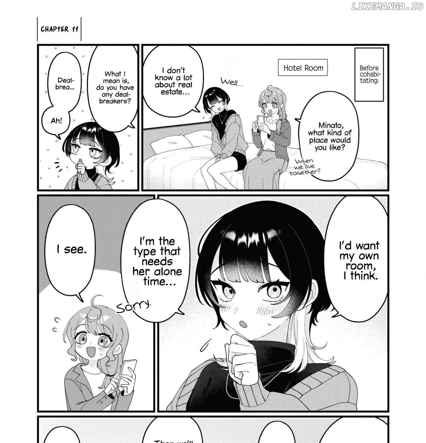 Koharu to Minato: Watashi no Partner wa Onna no Ko Chapter 11 page 4 - 