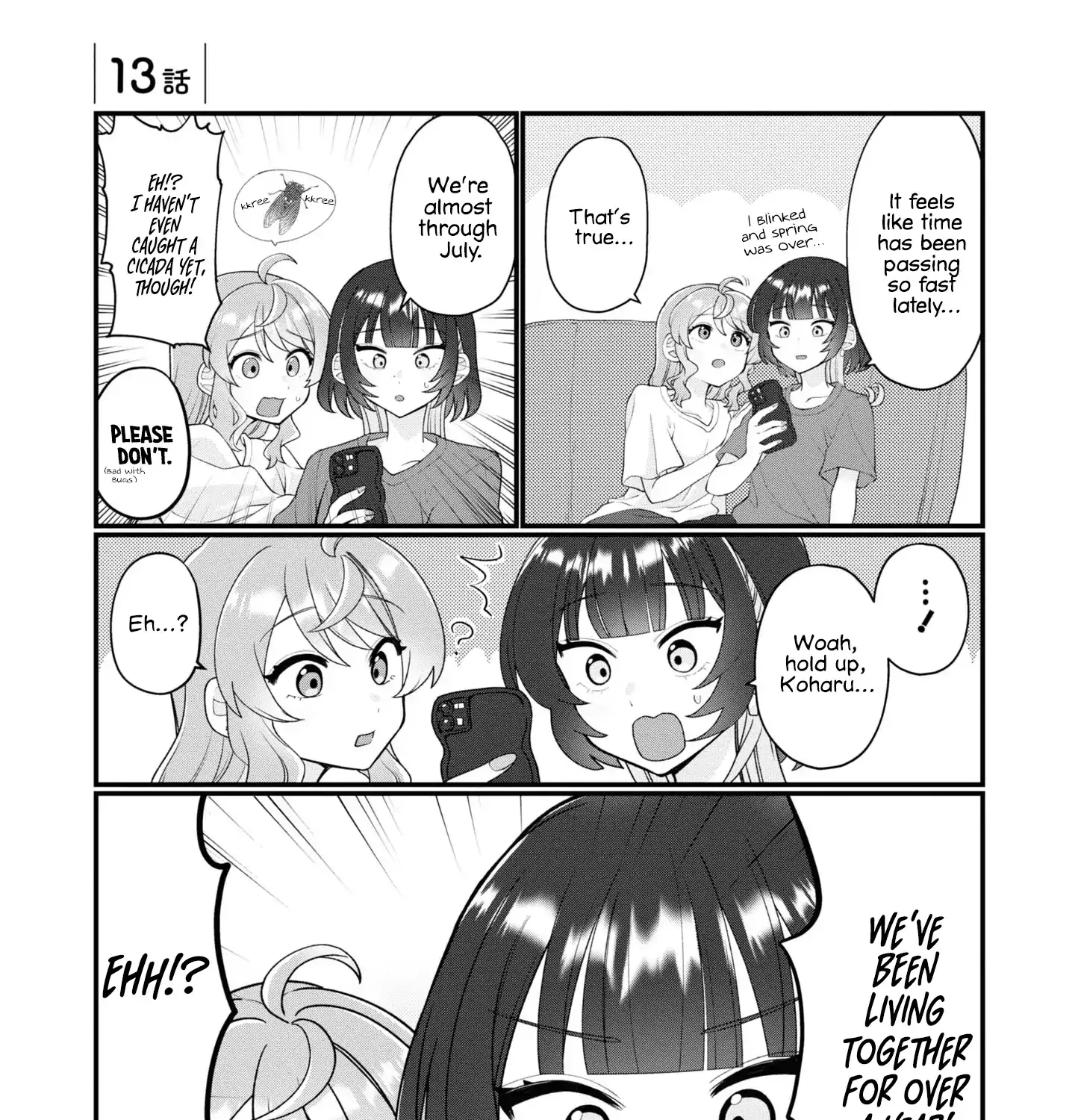 Koharu to Minato: Watashi no Partner wa Onna no Ko Chapter 13 page 2 - 