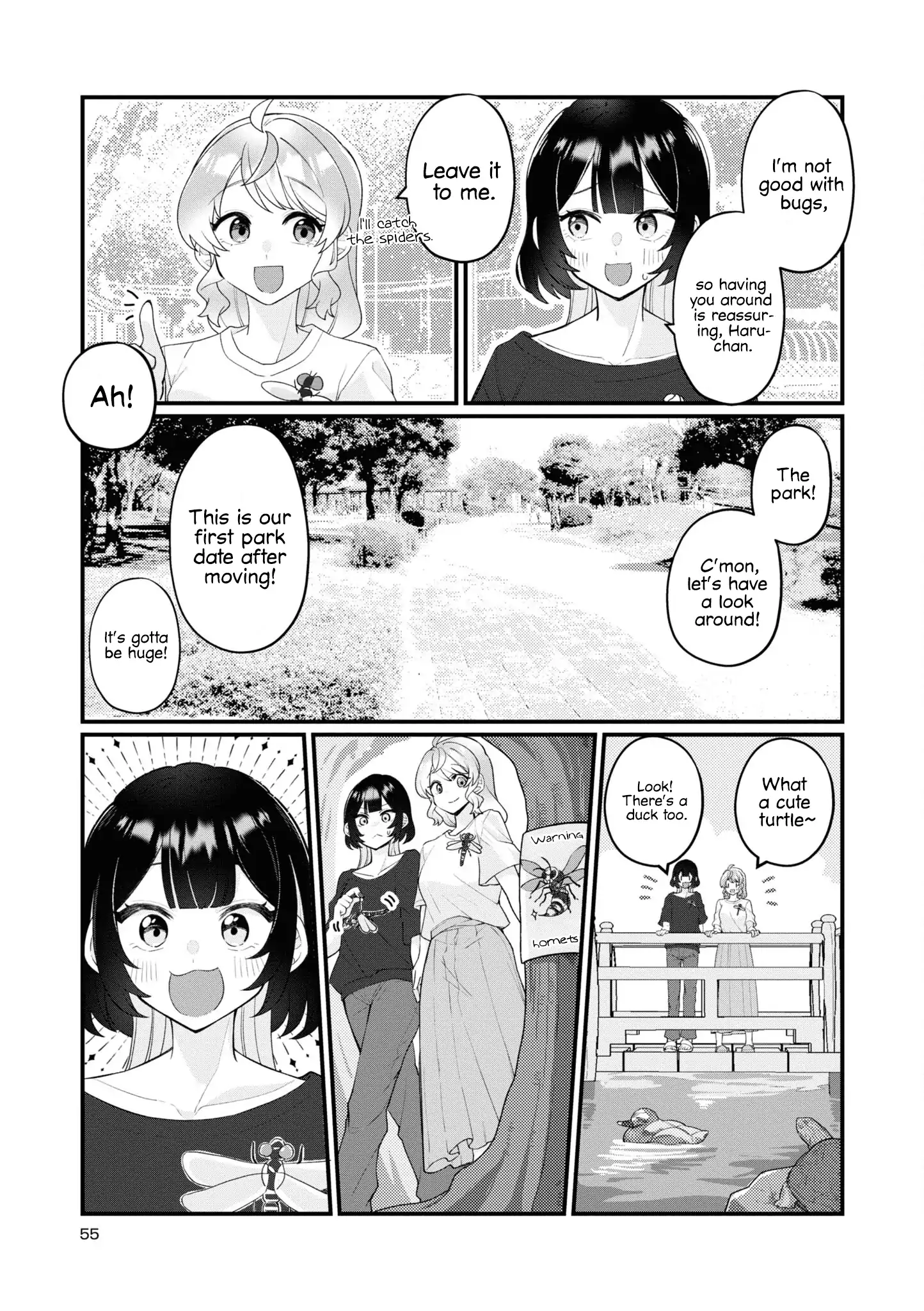 Koharu to Minato: Watashi no Partner wa Onna no Ko Chapter 15 page 7 - 